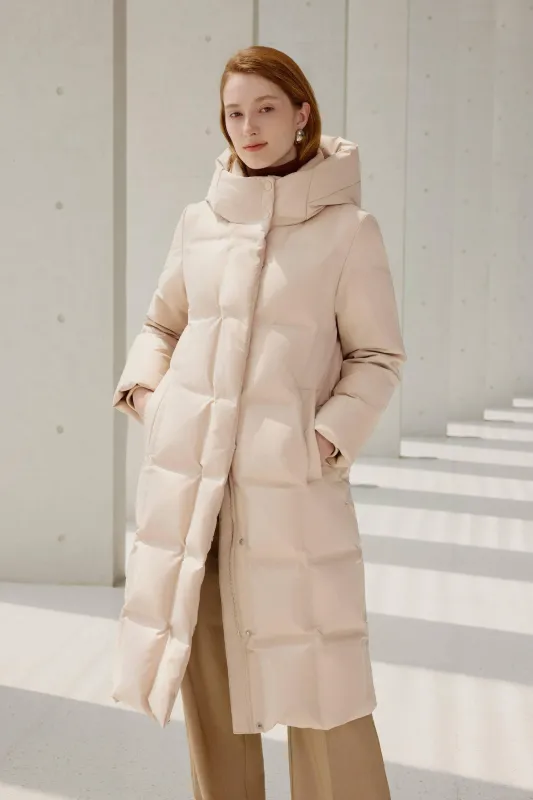 Women's Diamond Quilt Full Length Goose Down Coat sold by Bosideng