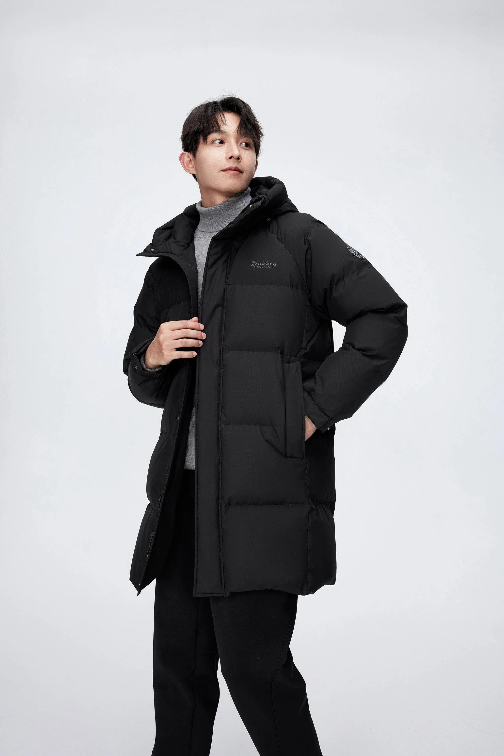 Men's Long Down Coat With Hood 5229 sold by Bosideng product image thumbnail 2