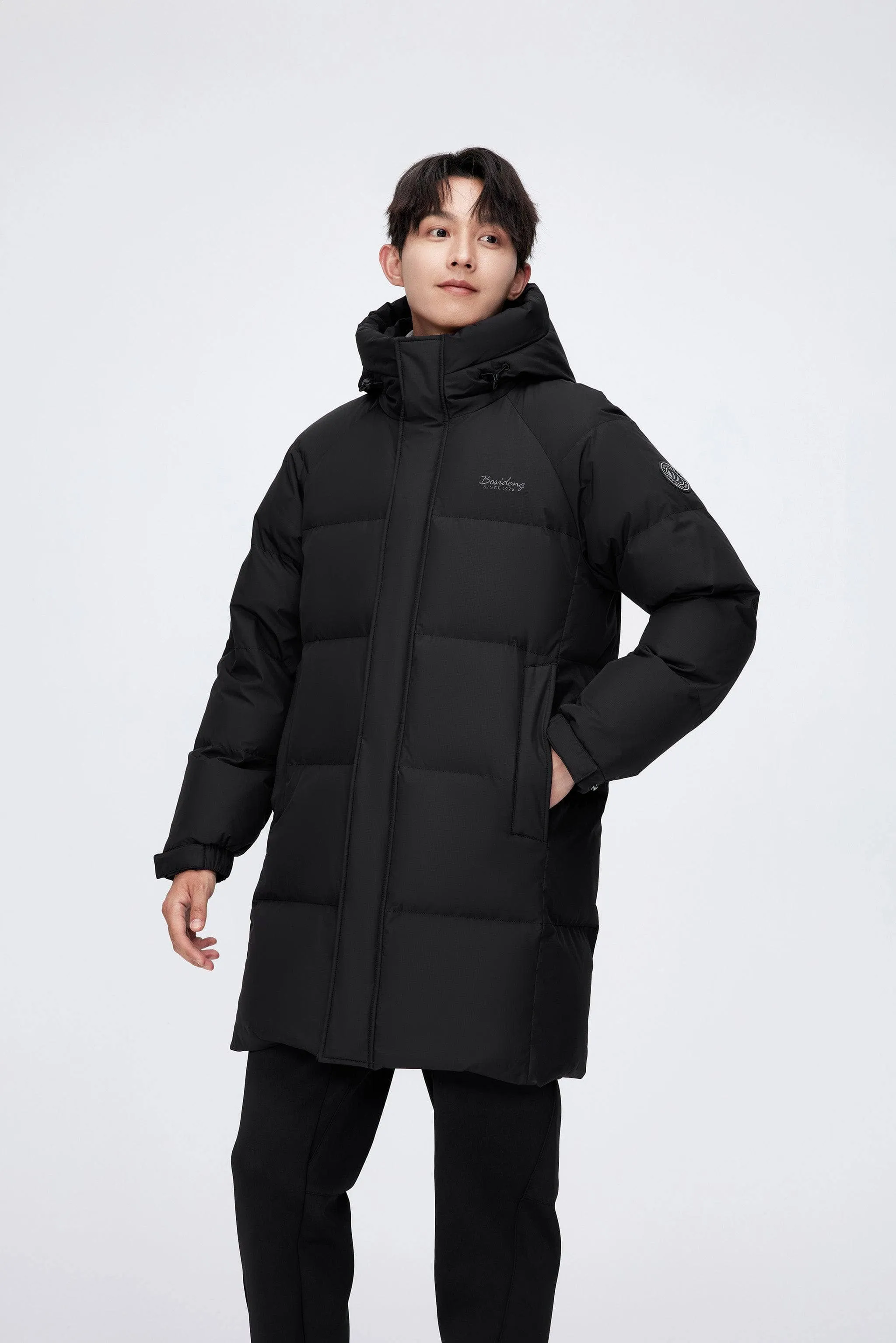 Men's Long Down Coat With Hood 5229 sold by Bosideng