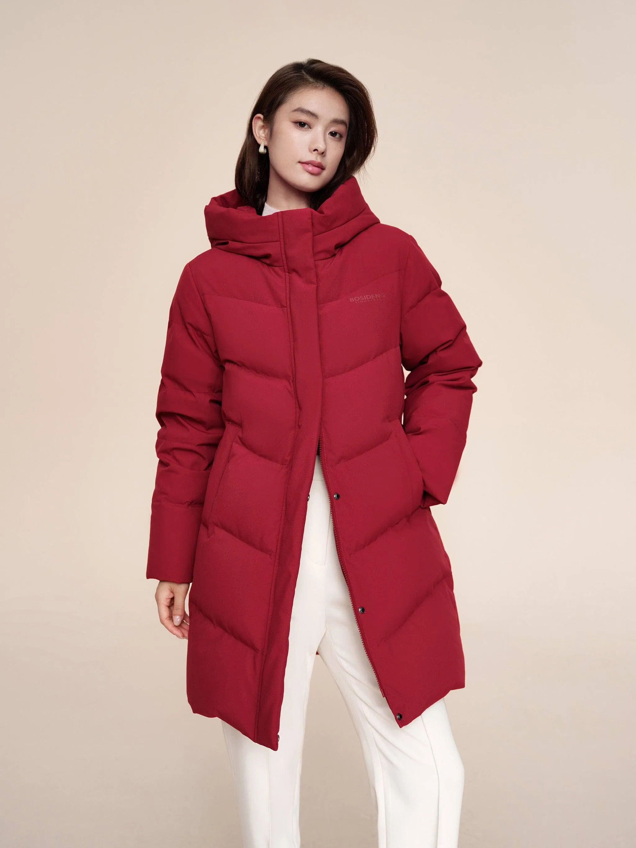 Women's Middle Length Down Coat 5124 sold by Bosideng