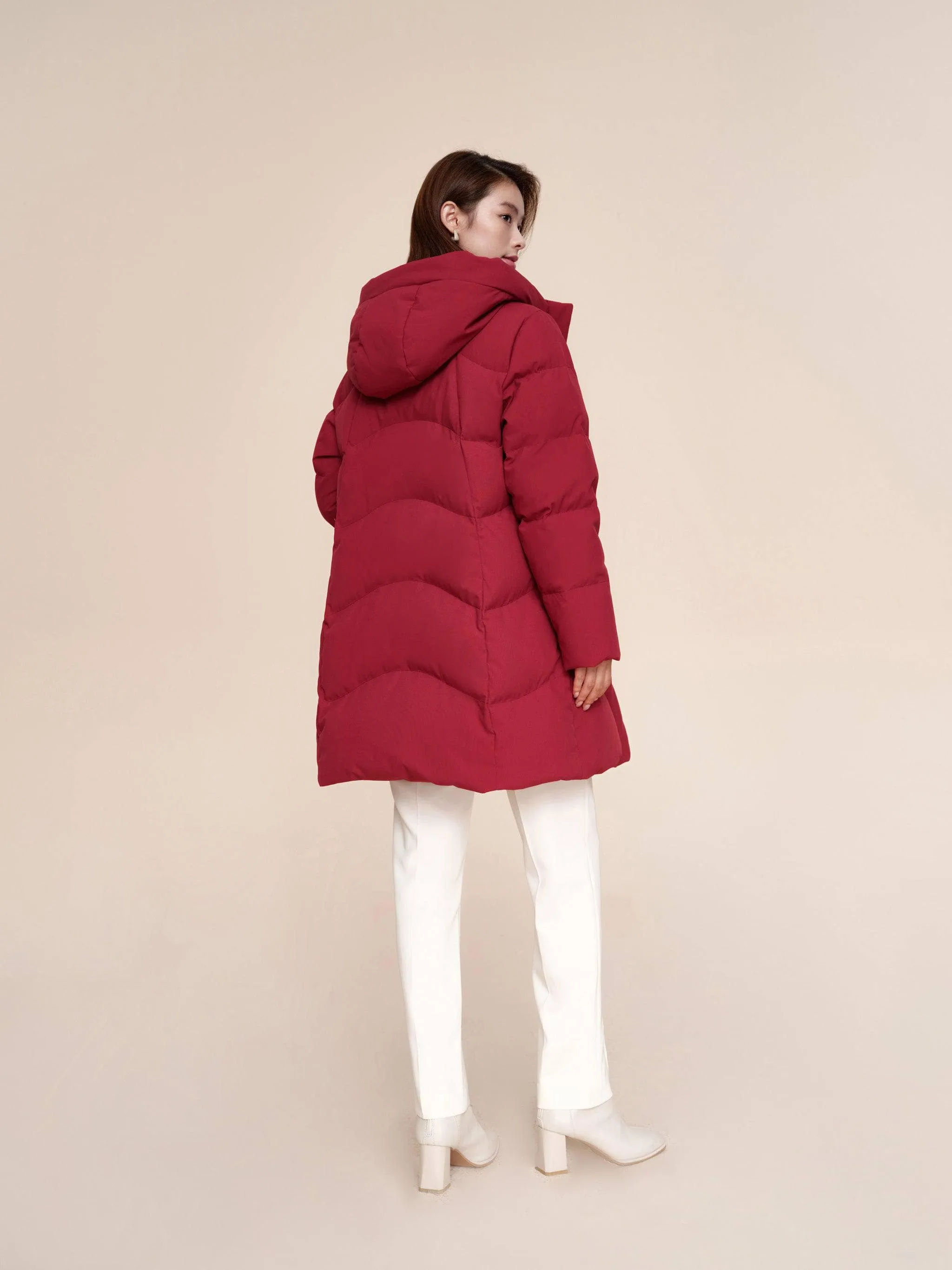 Women's Middle Length Down Coat 5124 sold by Bosideng product image thumbnail 4