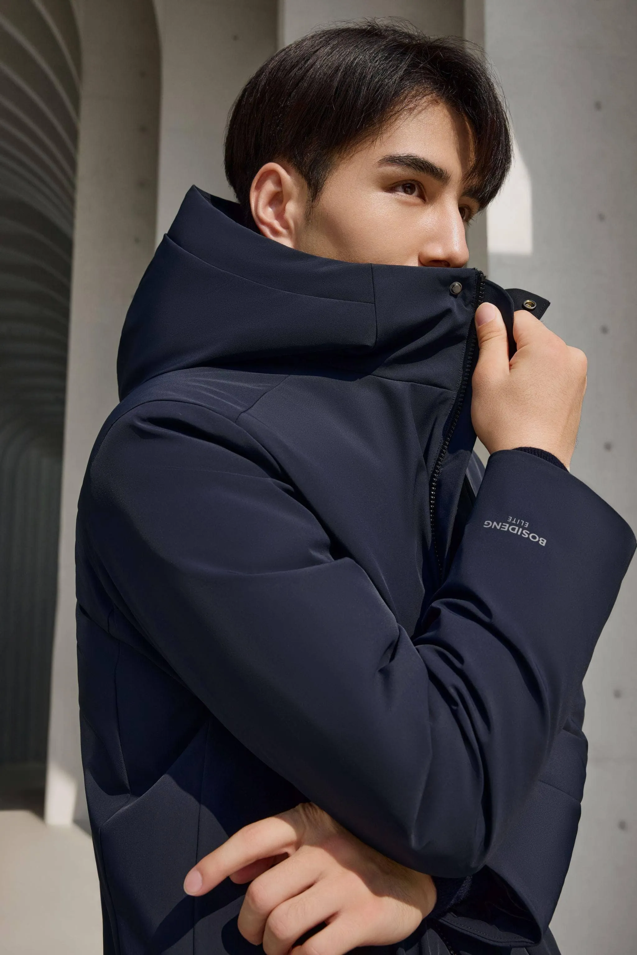 Men's Middle Length Goose Down Coat sold by Bosideng product image thumbnail 4