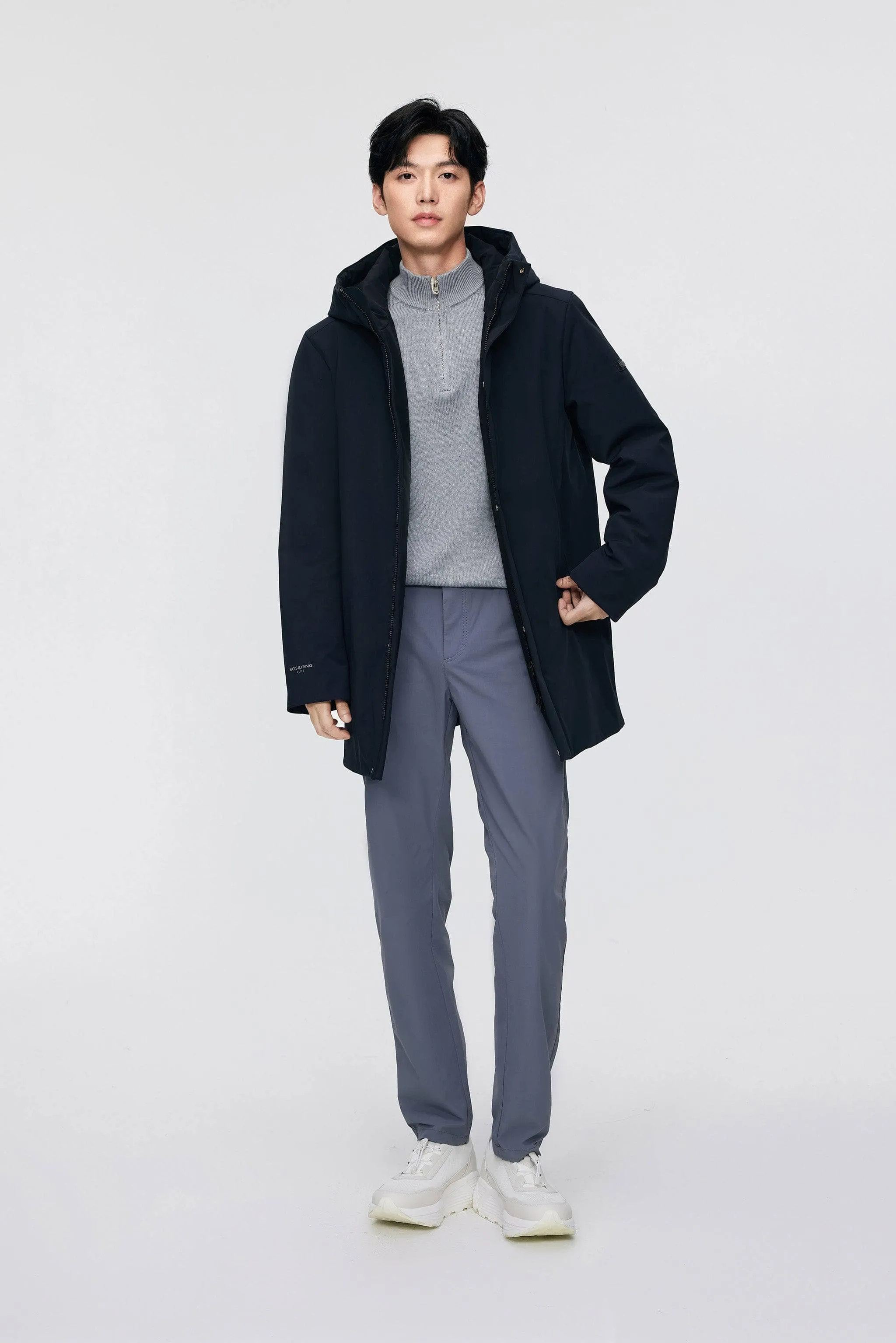 Men's Middle Length Goose Down Coat sold by Bosideng