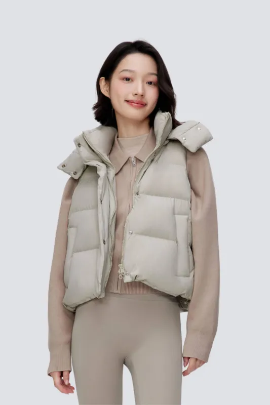 Comfy Women's Down Gilet With Detachable Hood sold by Bosideng