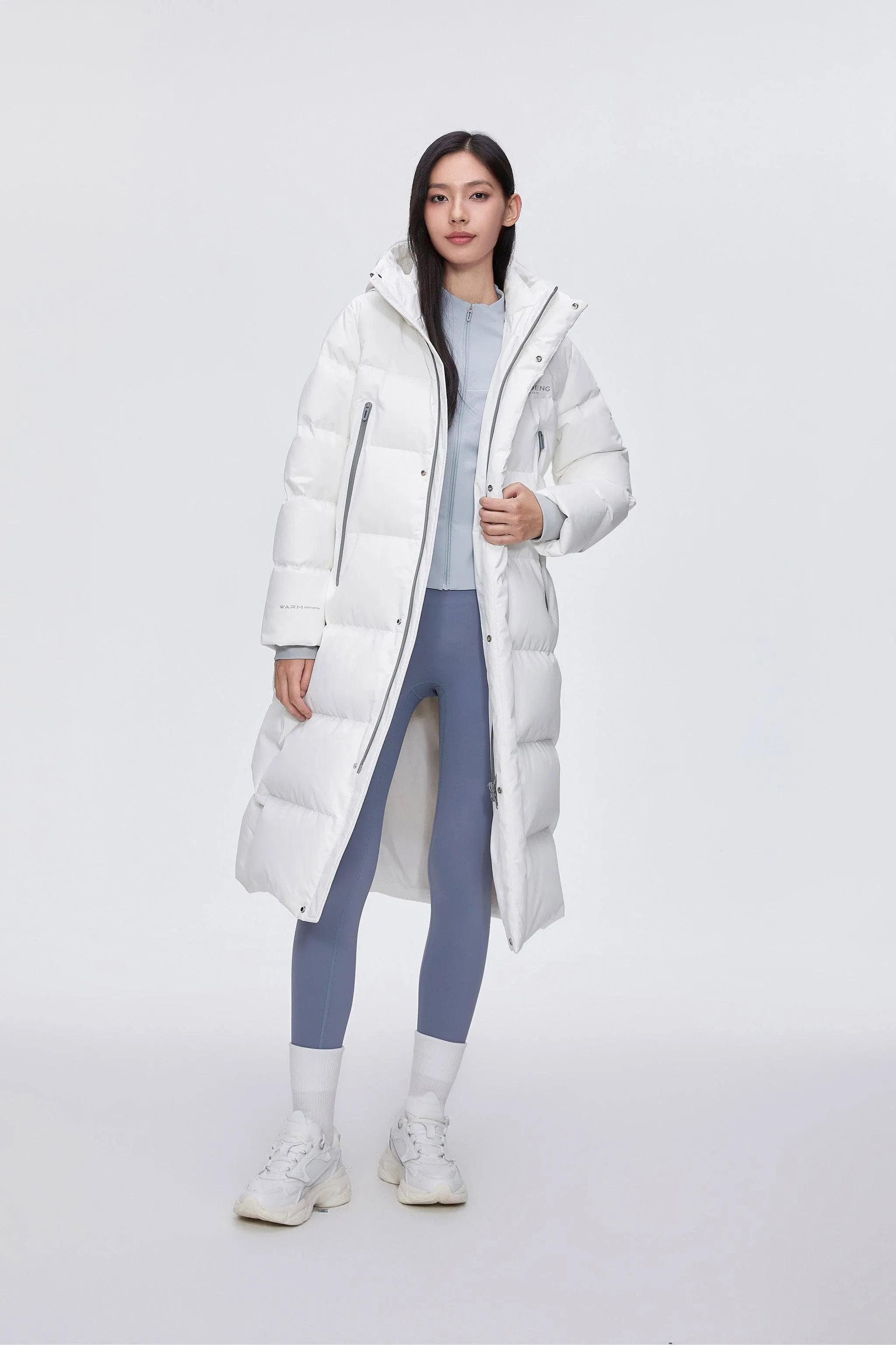 Full Length Sporty Style Hoody Down Coat sold by Bosideng product image thumbnail 3