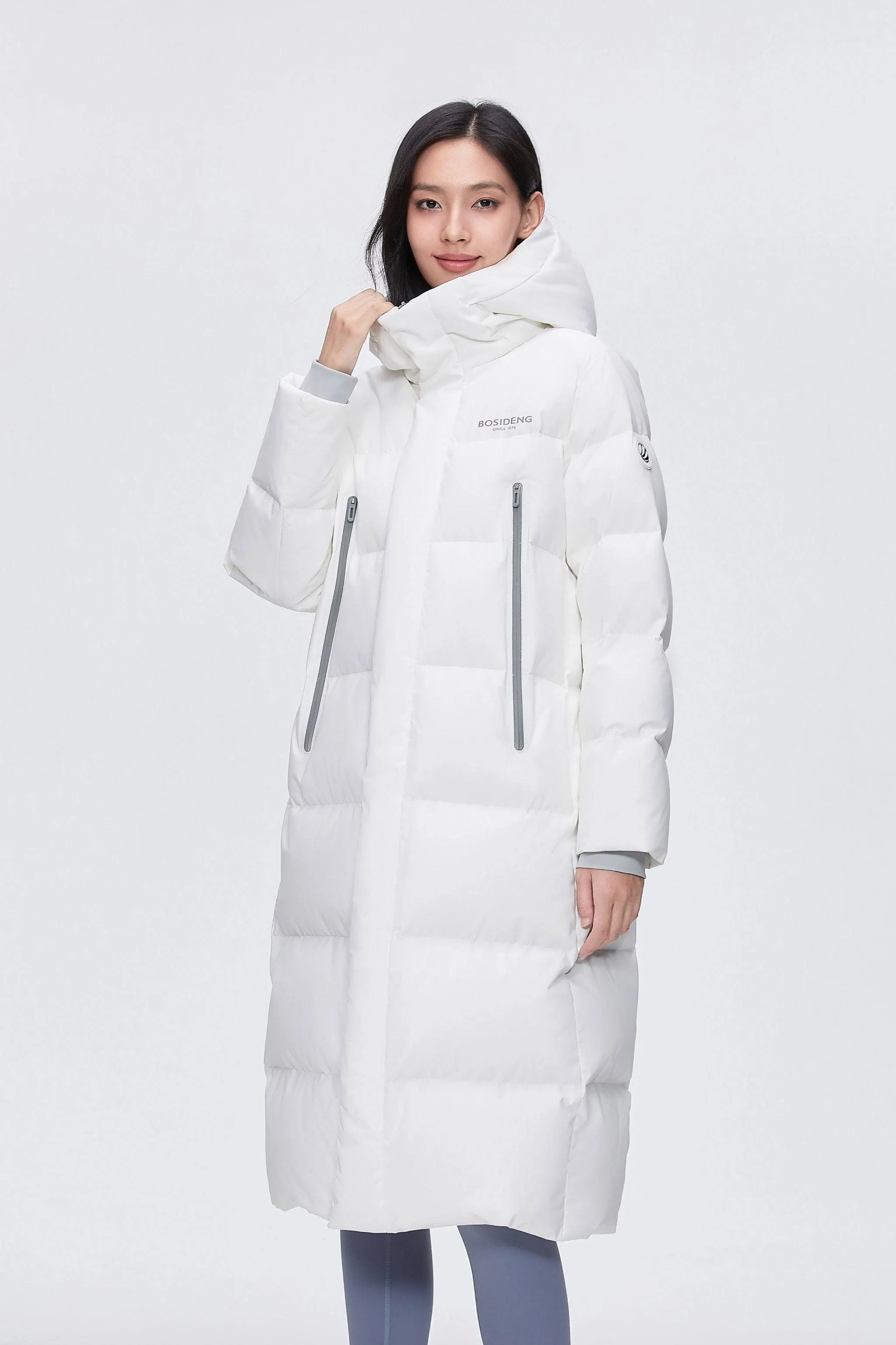 Full Length Sporty Style Hoody Down Coat sold by Bosideng