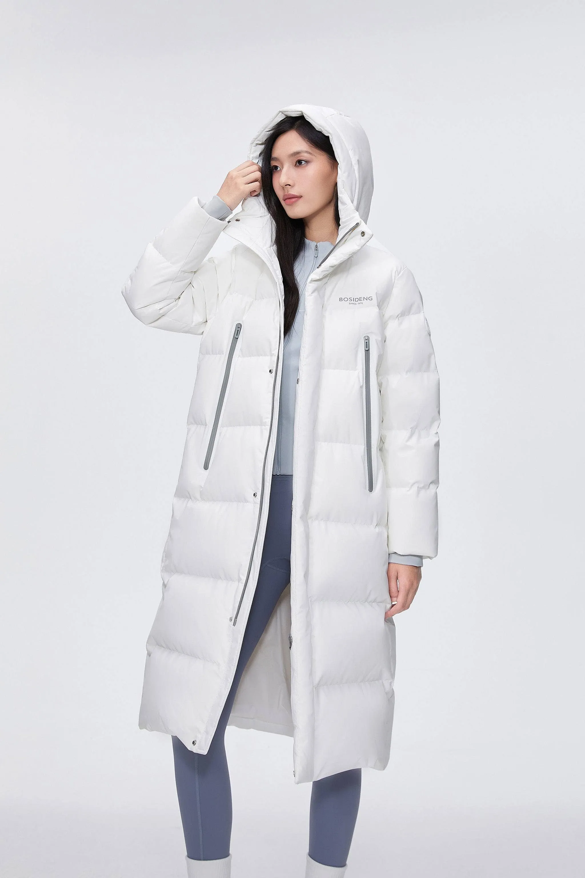 Full Length Sporty Style Hoody Down Coat sold by Bosideng product image thumbnail 2