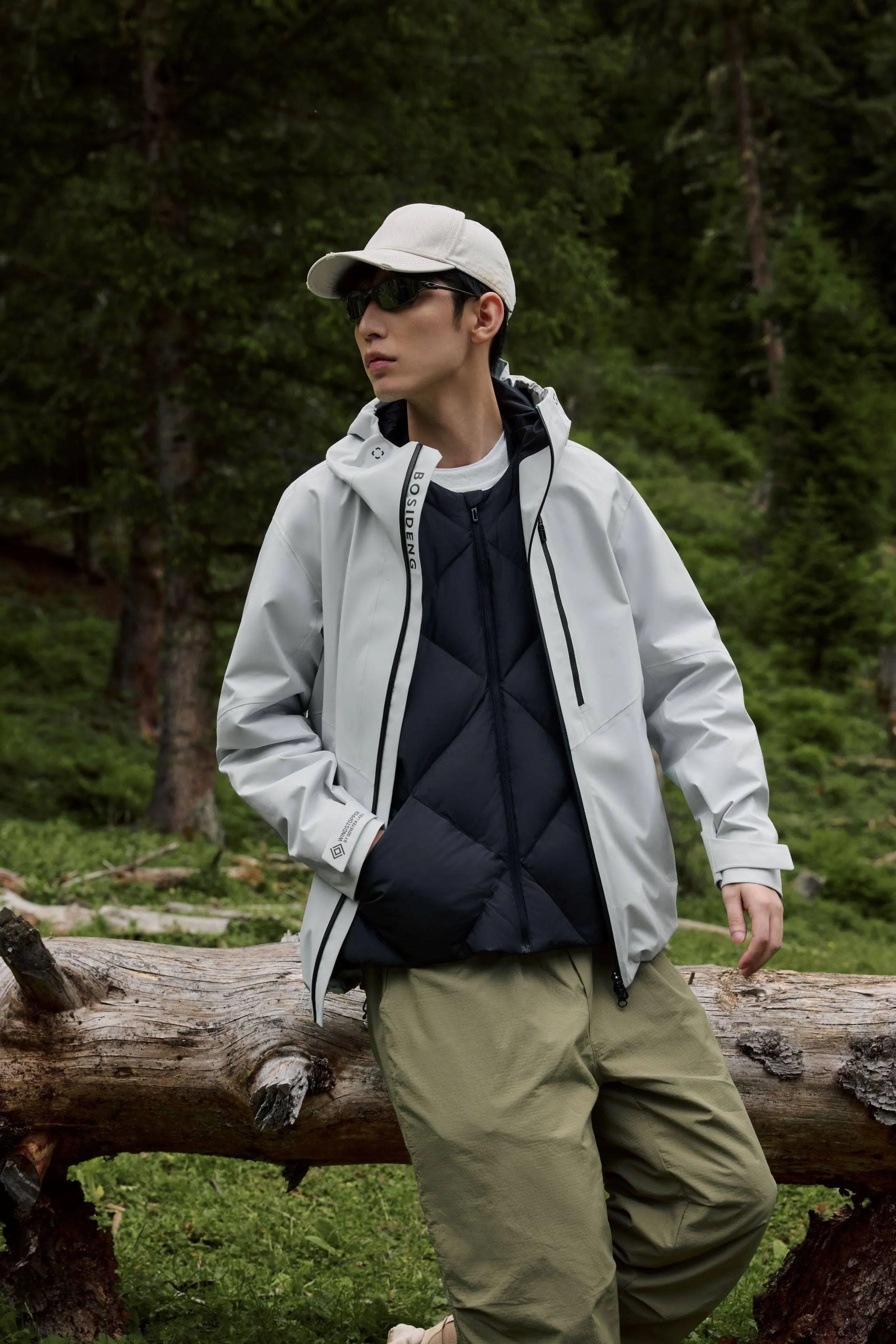 DIBIAN Detach 3 in 1 Goose Down Jacket sold by Bosideng