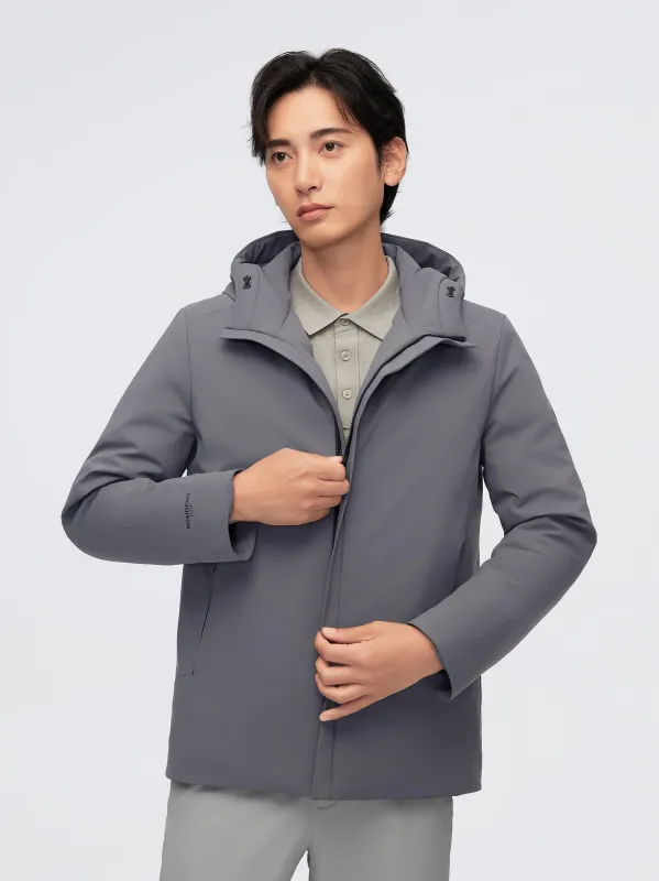Men's Goose Down Windbreaker With Hood 4155 made by Bosideng