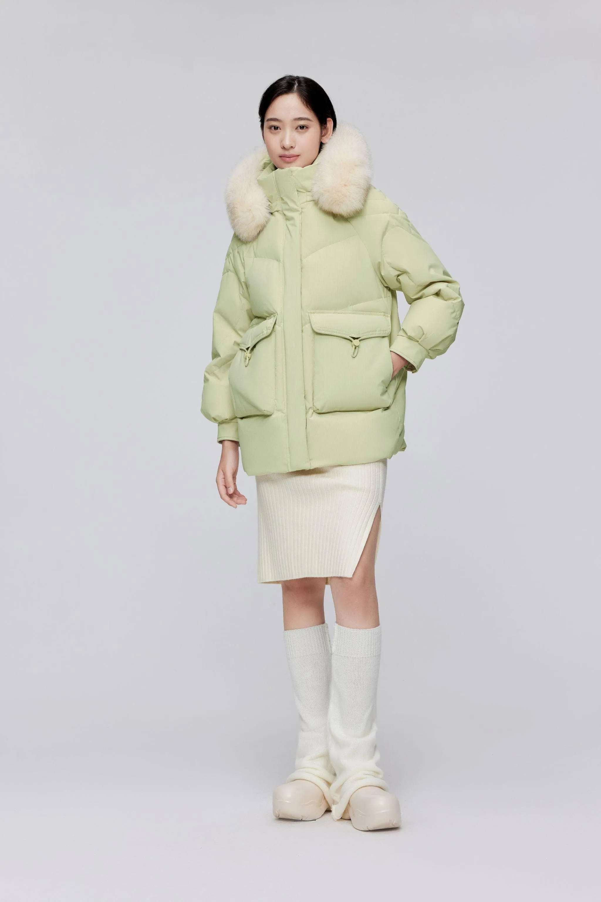 Classic Oversized Down Jacket with Fur 5268 sold by Bosideng product image thumbnail 2