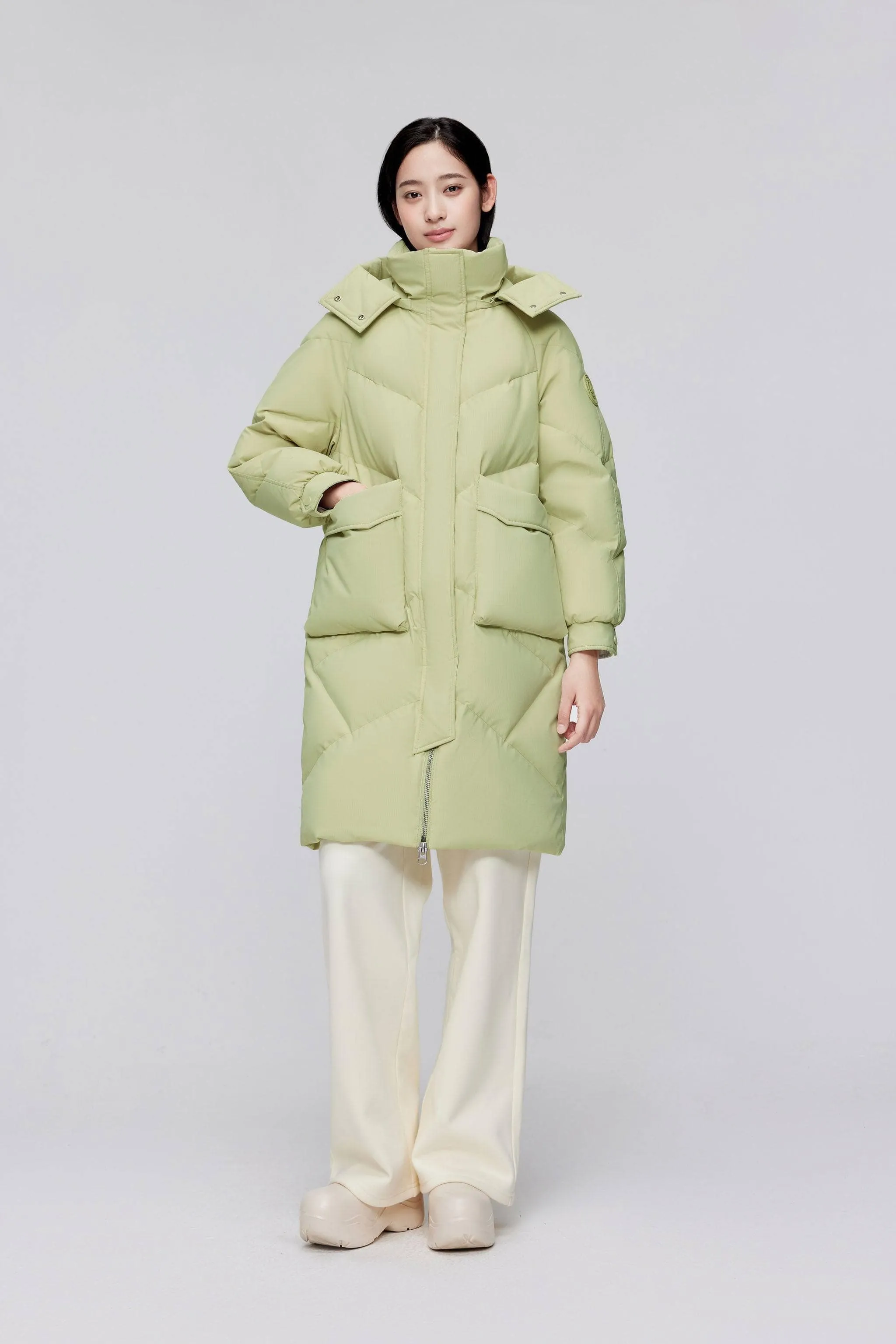 Women's Classic Down Coat with Hood 5252 sold by Bosideng product image thumbnail 5