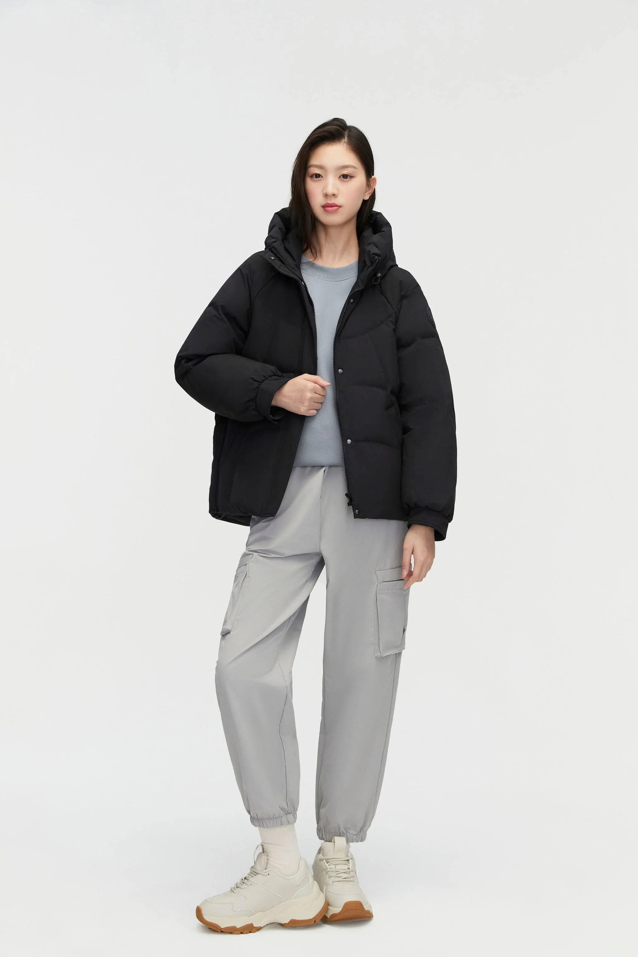 Women's Classic Casual Oversized Short Down Jacket sold by Bosideng product image thumbnail 4
