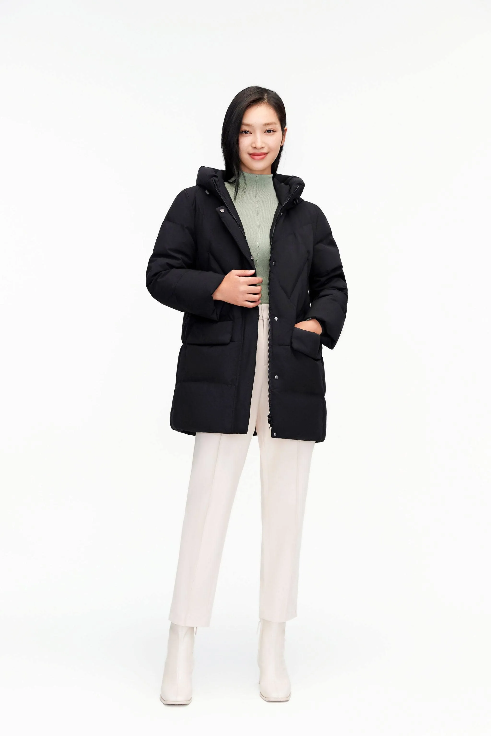 Women‘s Classic Casual Down Parka 5122 sold by Bosideng product image thumbnail 4