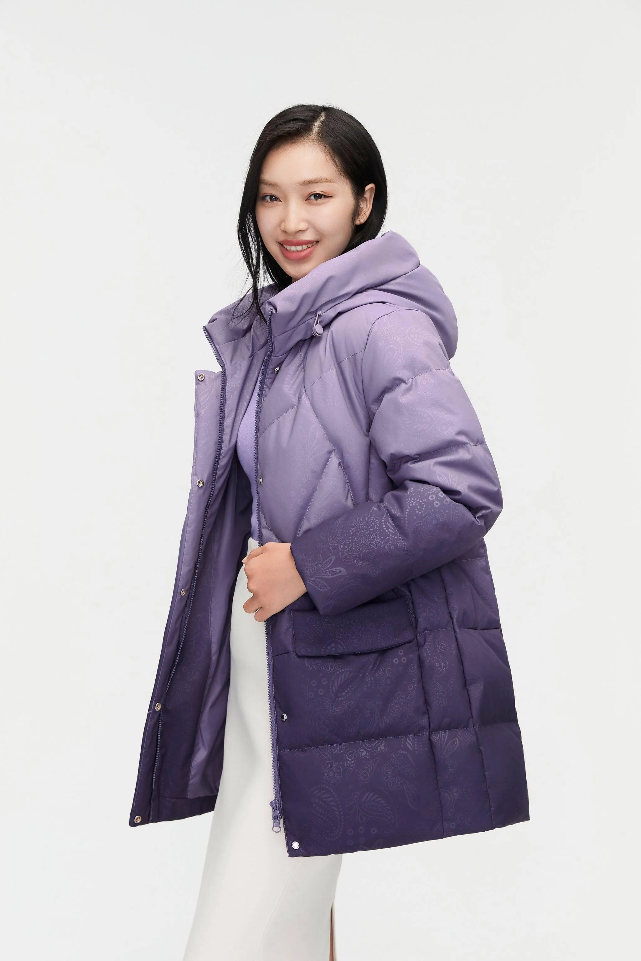Women‘s Classic Casual Down Parka 5122 sold by Bosideng product image thumbnail 2