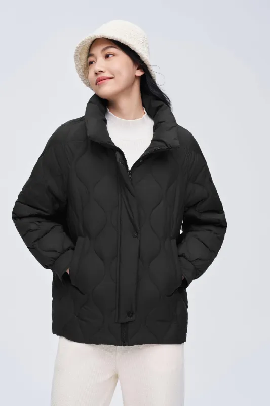 Women's Contrast Piping Weightless Down Jacket sold by Bosideng