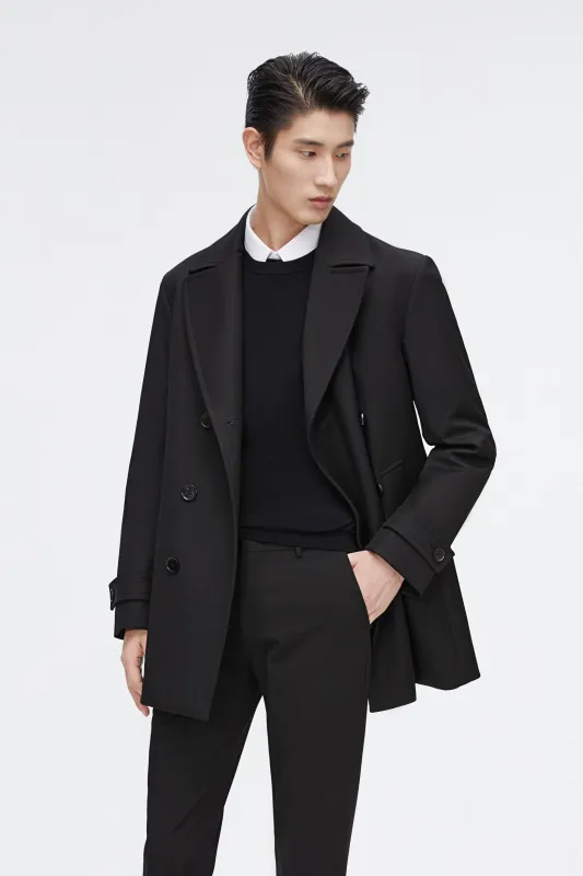 Short Detachable Goose Down Trench Coat sold by Bosideng