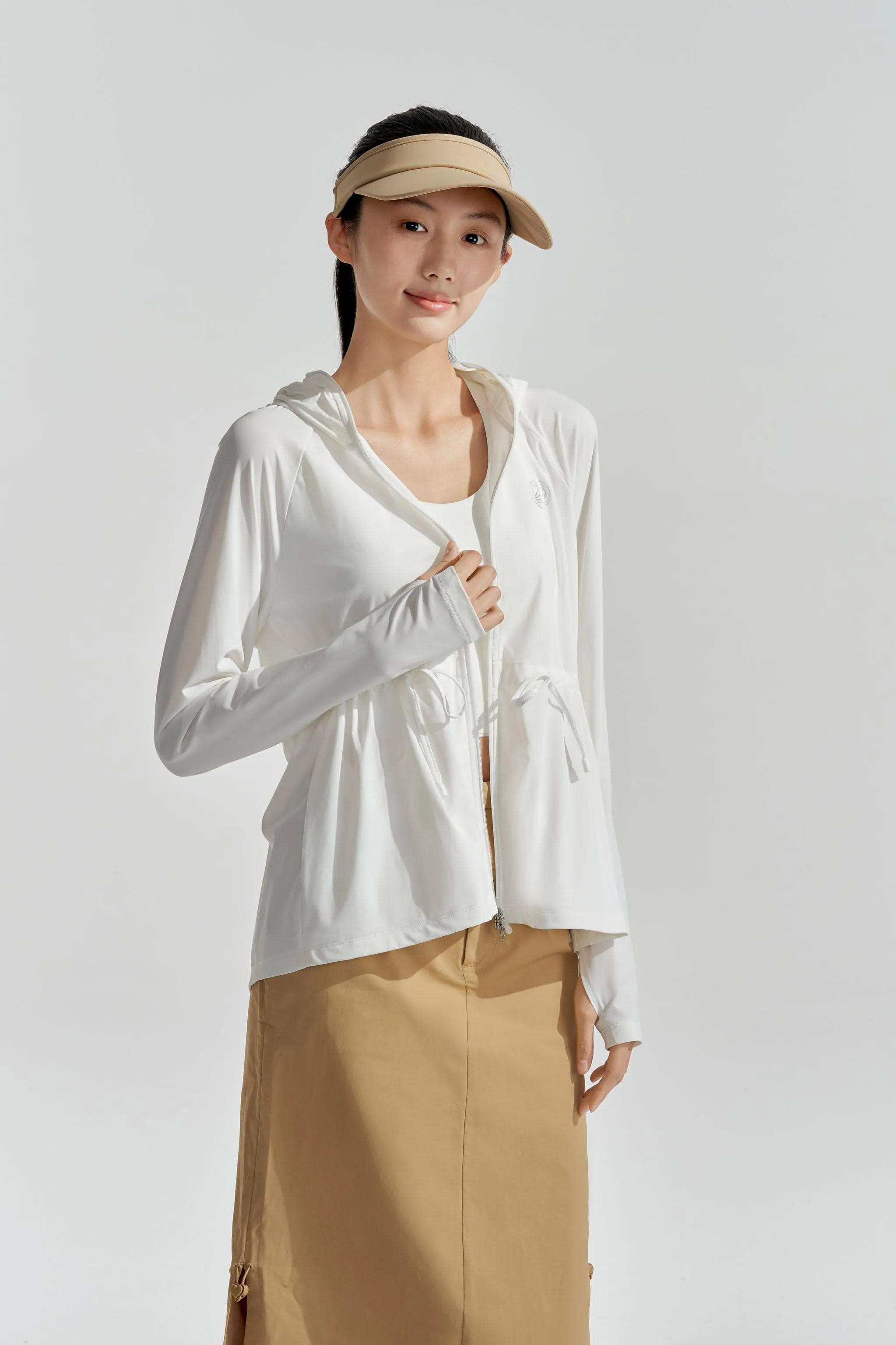 Women's UPF Protection Jacket with Drawstring sold by Bosideng