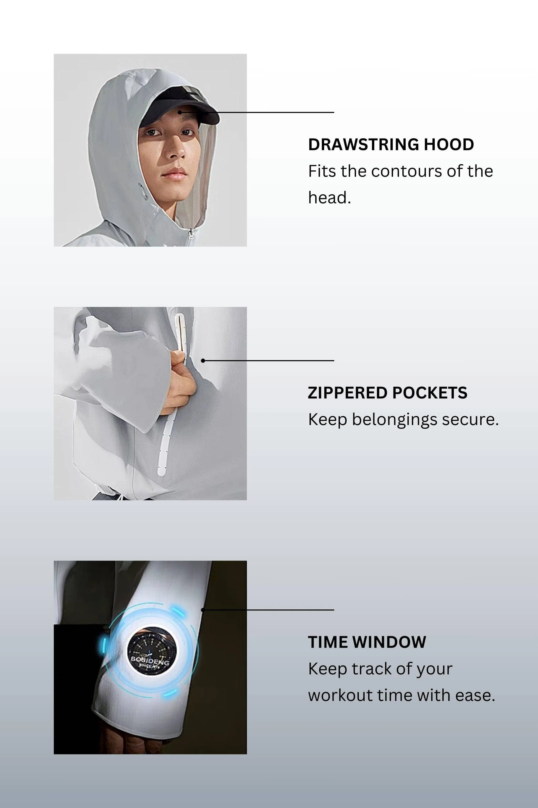 Men's Hi-Tech UPF Jacket 2127 sold by Bosideng product image thumbnail 5