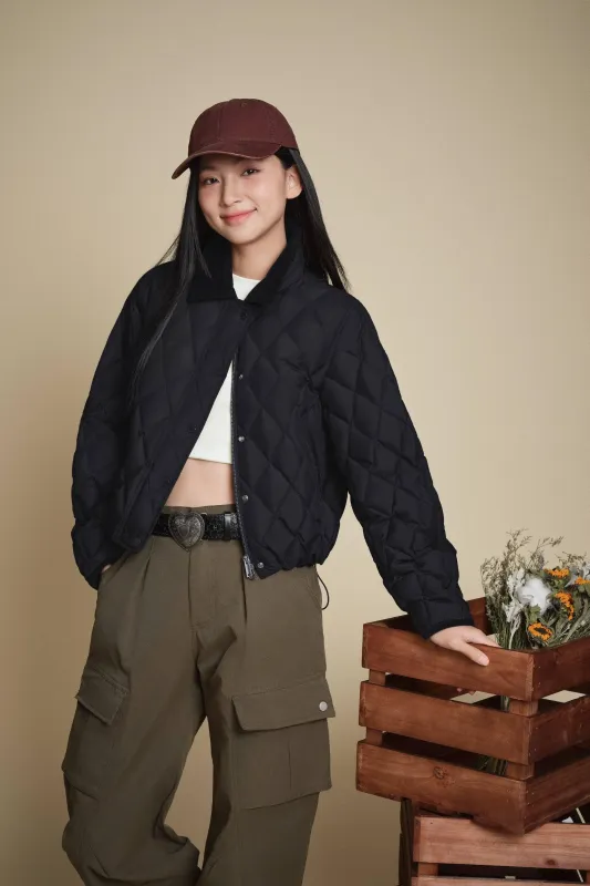 Women's Cropped Quilted Barn Down Jacket sold by Bosideng