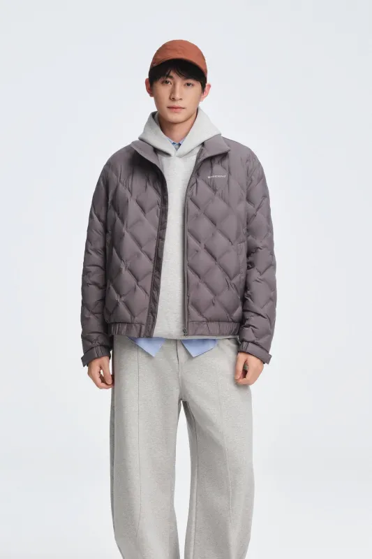 Men's Standing Collar Lightweight Down Jacket sold by Bosideng