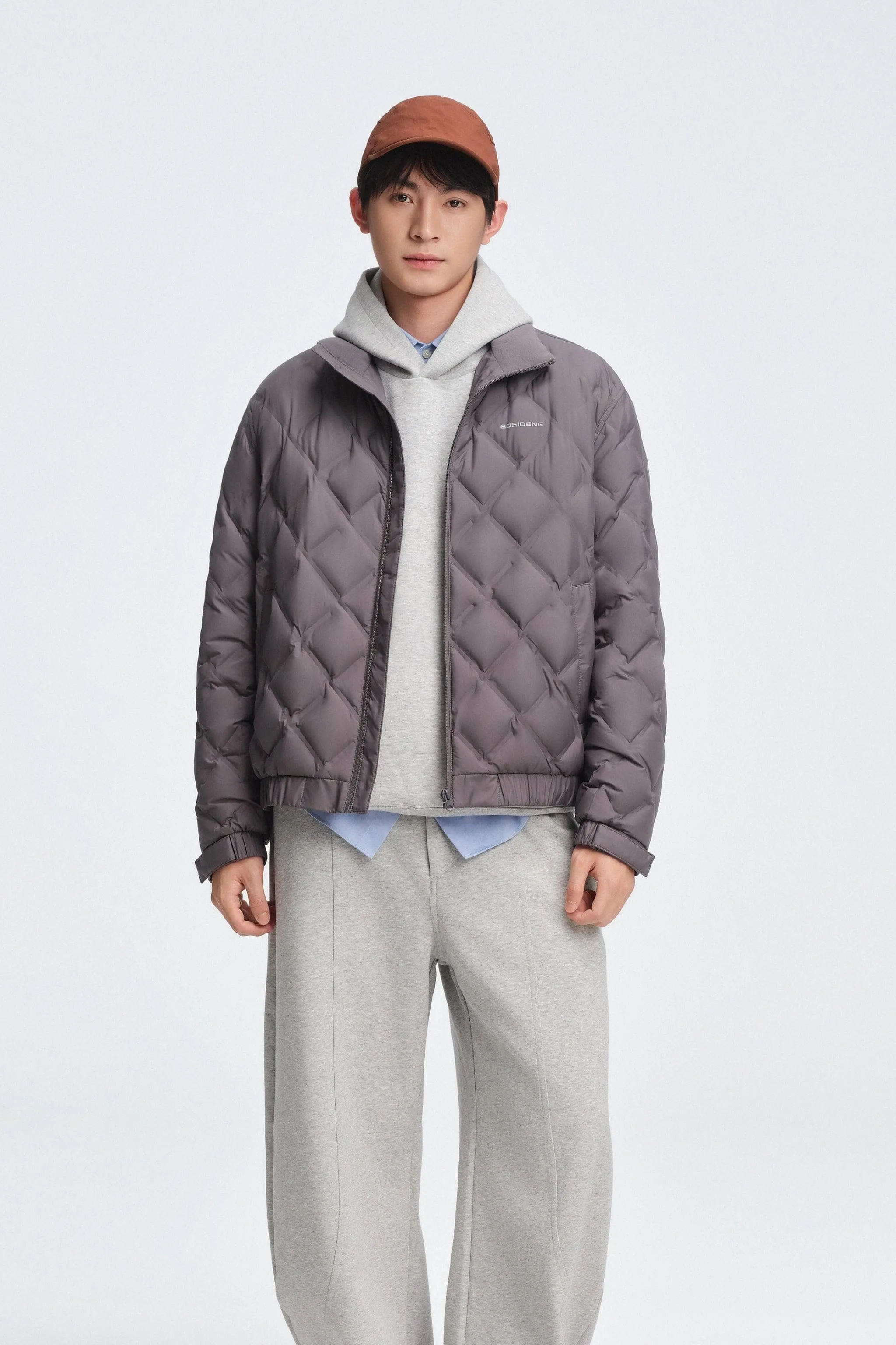 Men's Standing Collar Lightweight Down Jacket sold by Bosideng