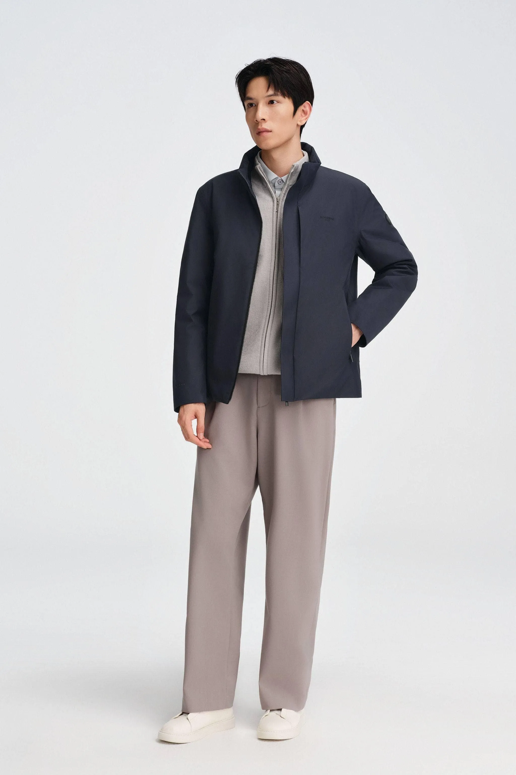 Men's Stand Collar Goose Down Business Jacket sold by Bosideng product image thumbnail 4