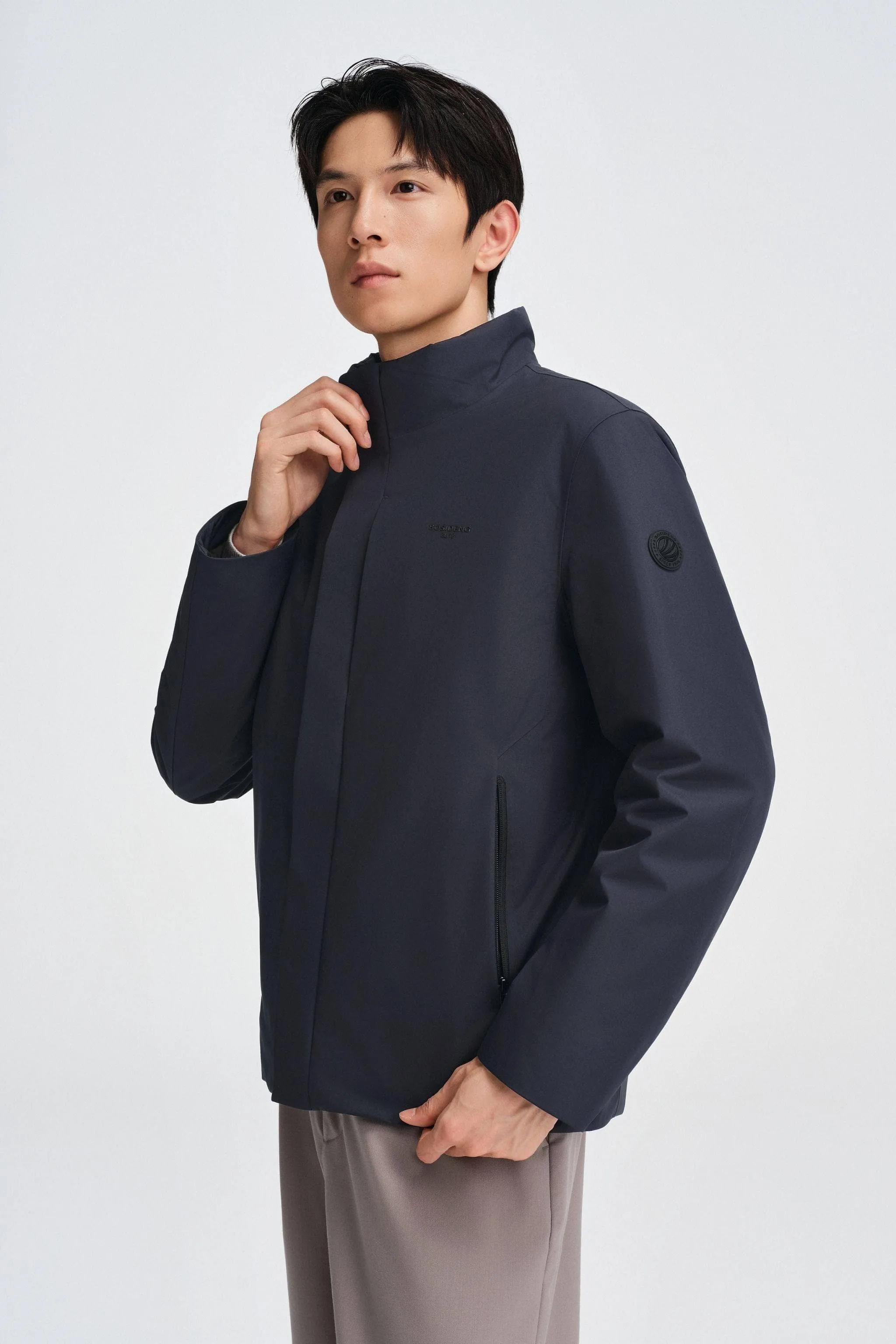 Men's Stand Collar Goose Down Business Jacket sold by Bosideng product image thumbnail 2