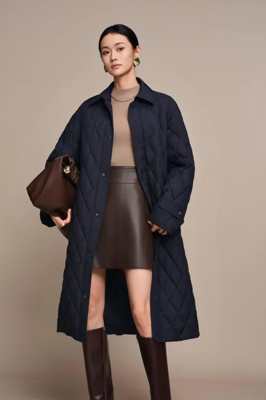 Women's Full Length Goose Down Quilted Jacket sold by Bosideng