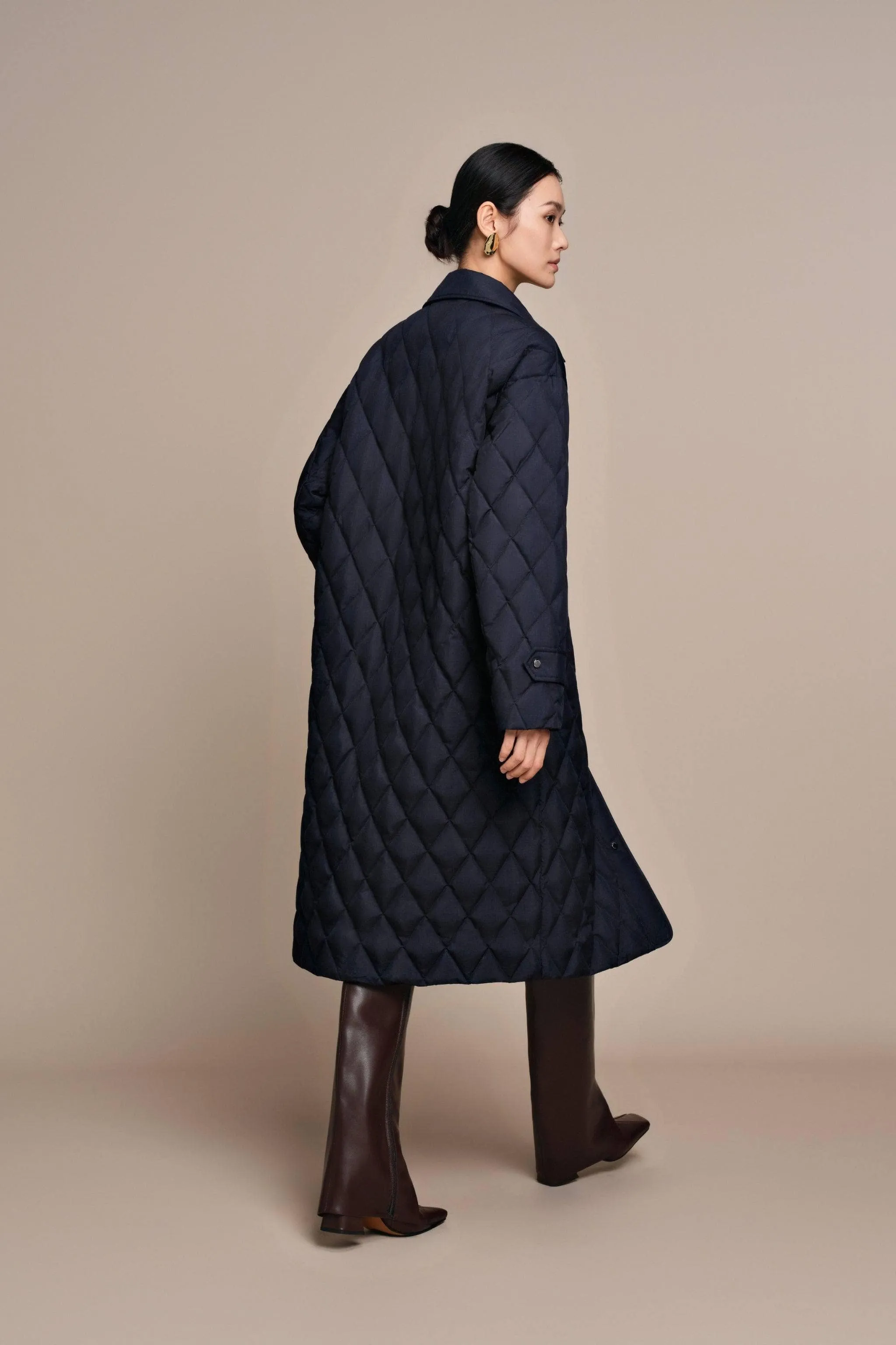 Women's Full Length Goose Down Quilted Jacket sold by Bosideng product image thumbnail 4