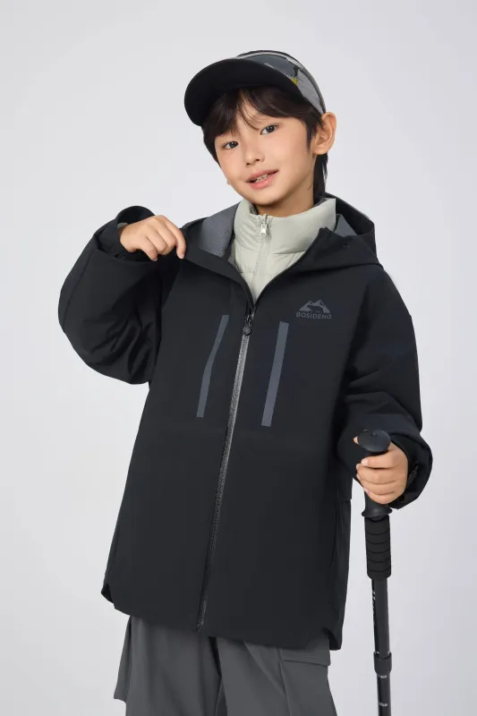 Kid's Three In One All Weather Down Jacket With Hood 1350 sold by Bosideng