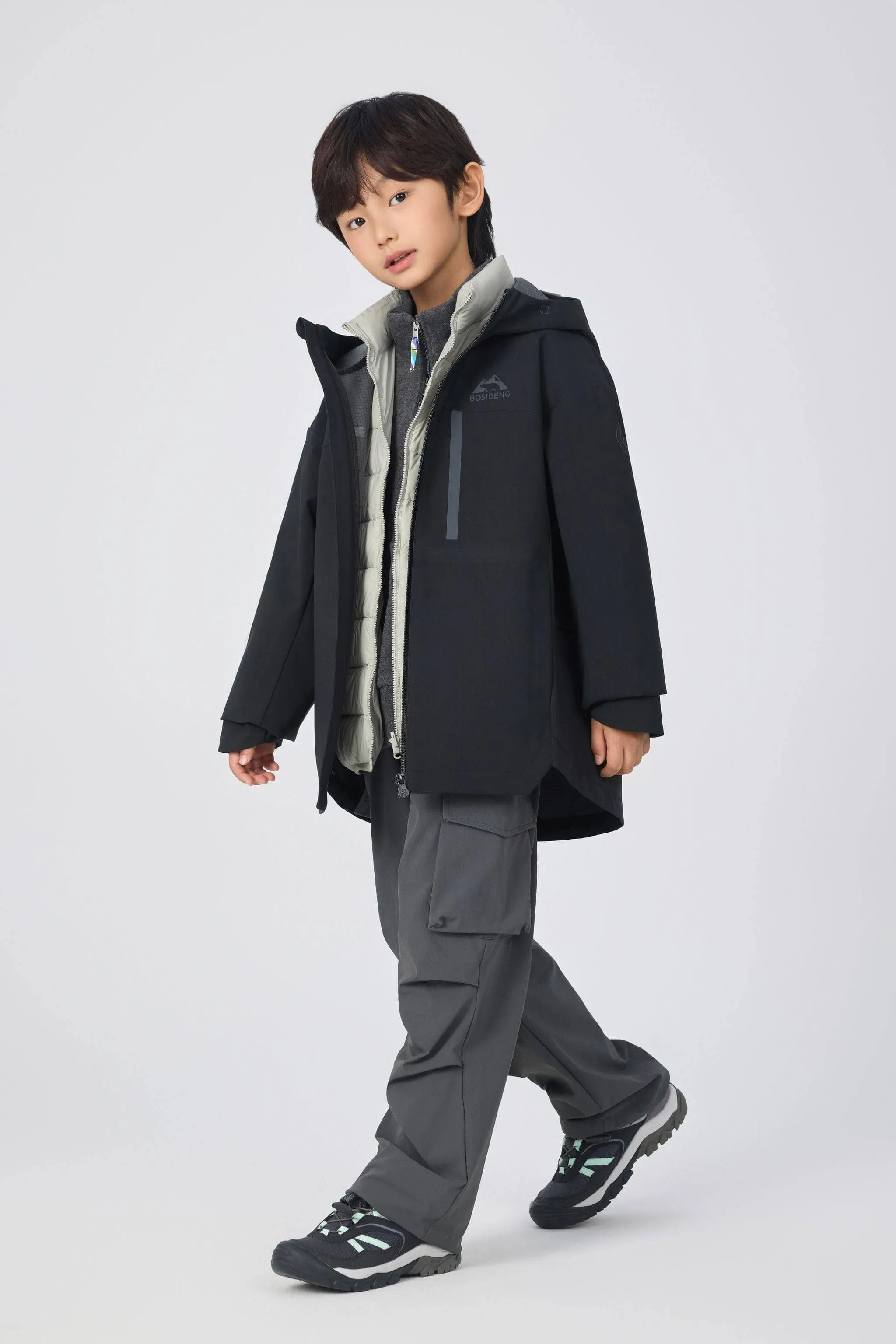 Kid's 3-in-1 All Weather Down Jacket With Hood 1350 sold by Bosideng product image thumbnail 5