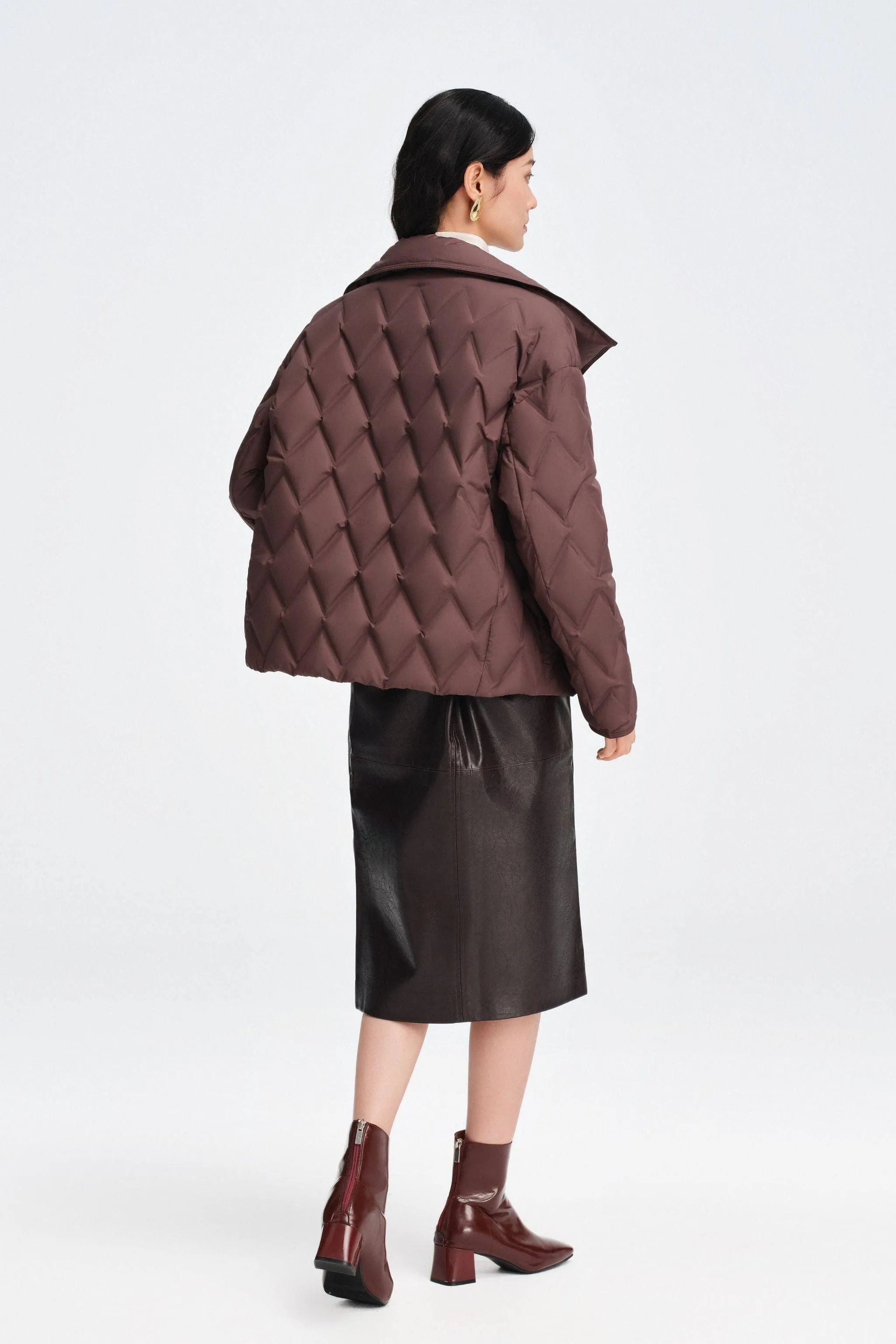 Women's Short length Goose Down Business Jacket sold by Bosideng product image thumbnail 3