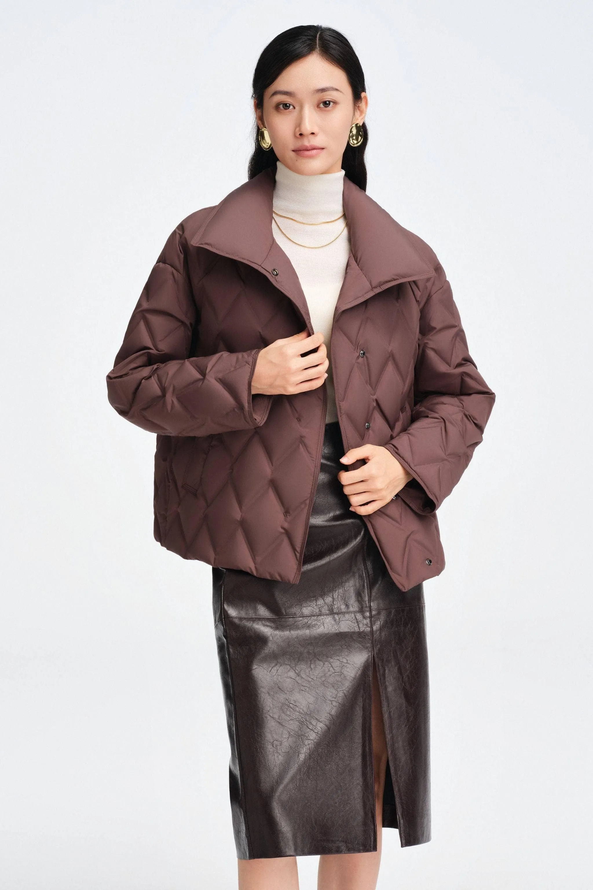 Women's Short length Goose Down Business Jacket sold by Bosideng