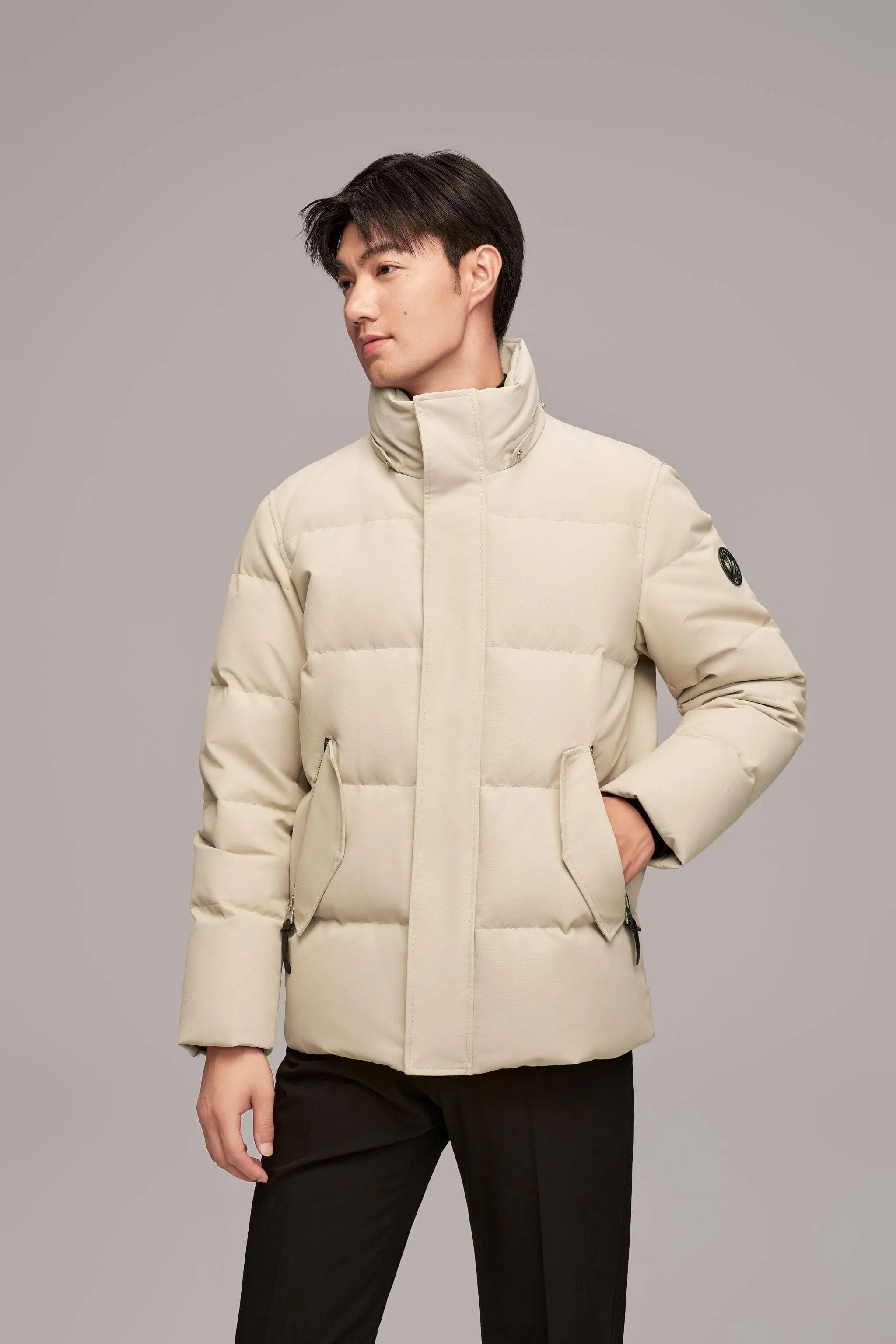 Premium Business Men's Goose Down Jacket With Hood sold by Bosideng product image thumbnail 2