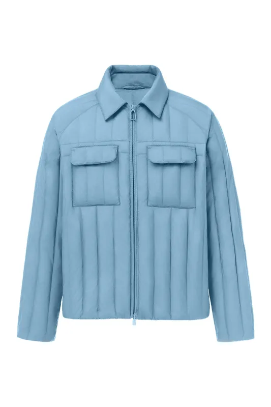 AREAL Men's Goose Down Shacket 913 made by Bosideng