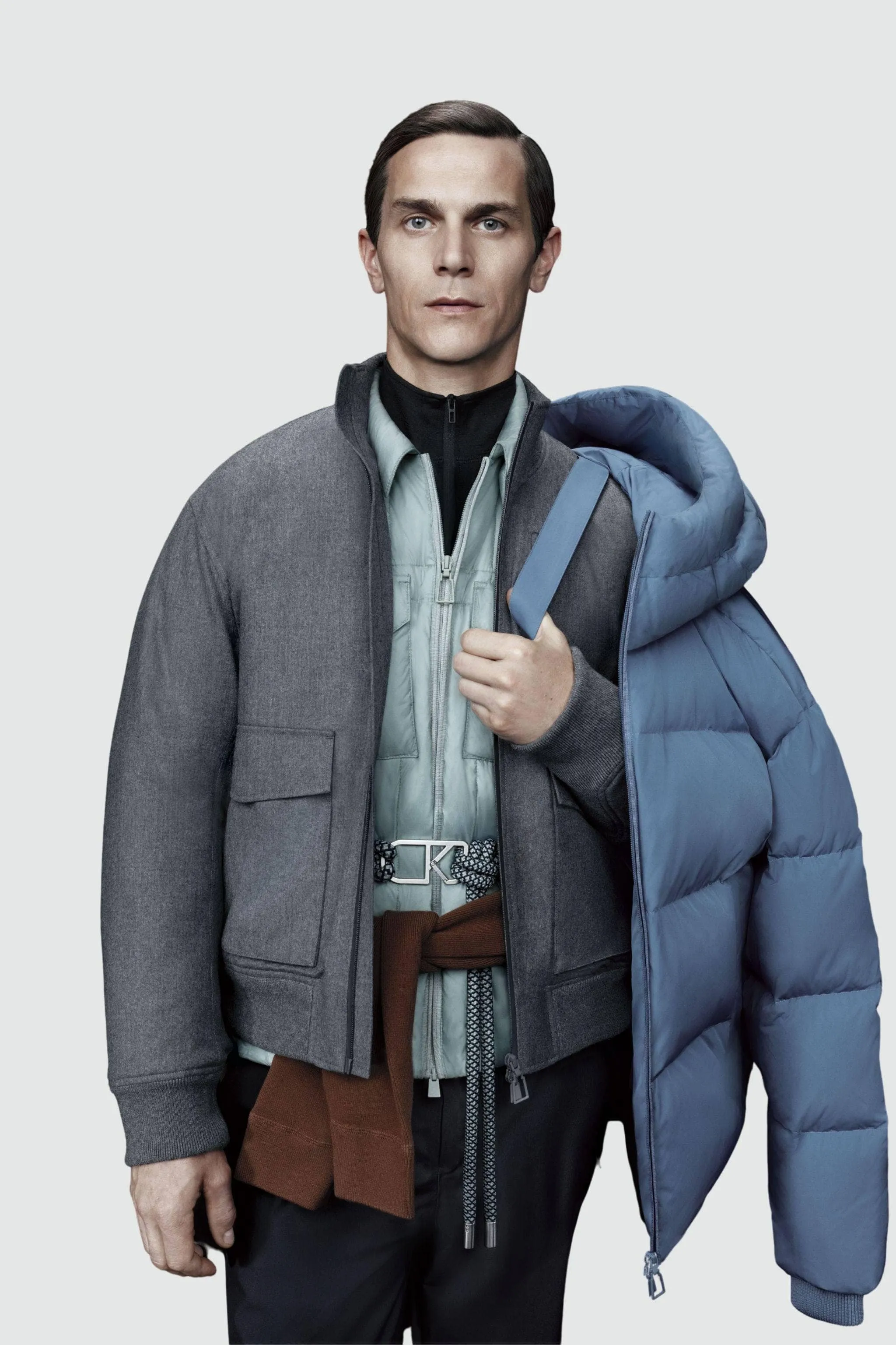 AREAL Men's Goose Down Shacket 913 sold by Bosideng product image thumbnail 3