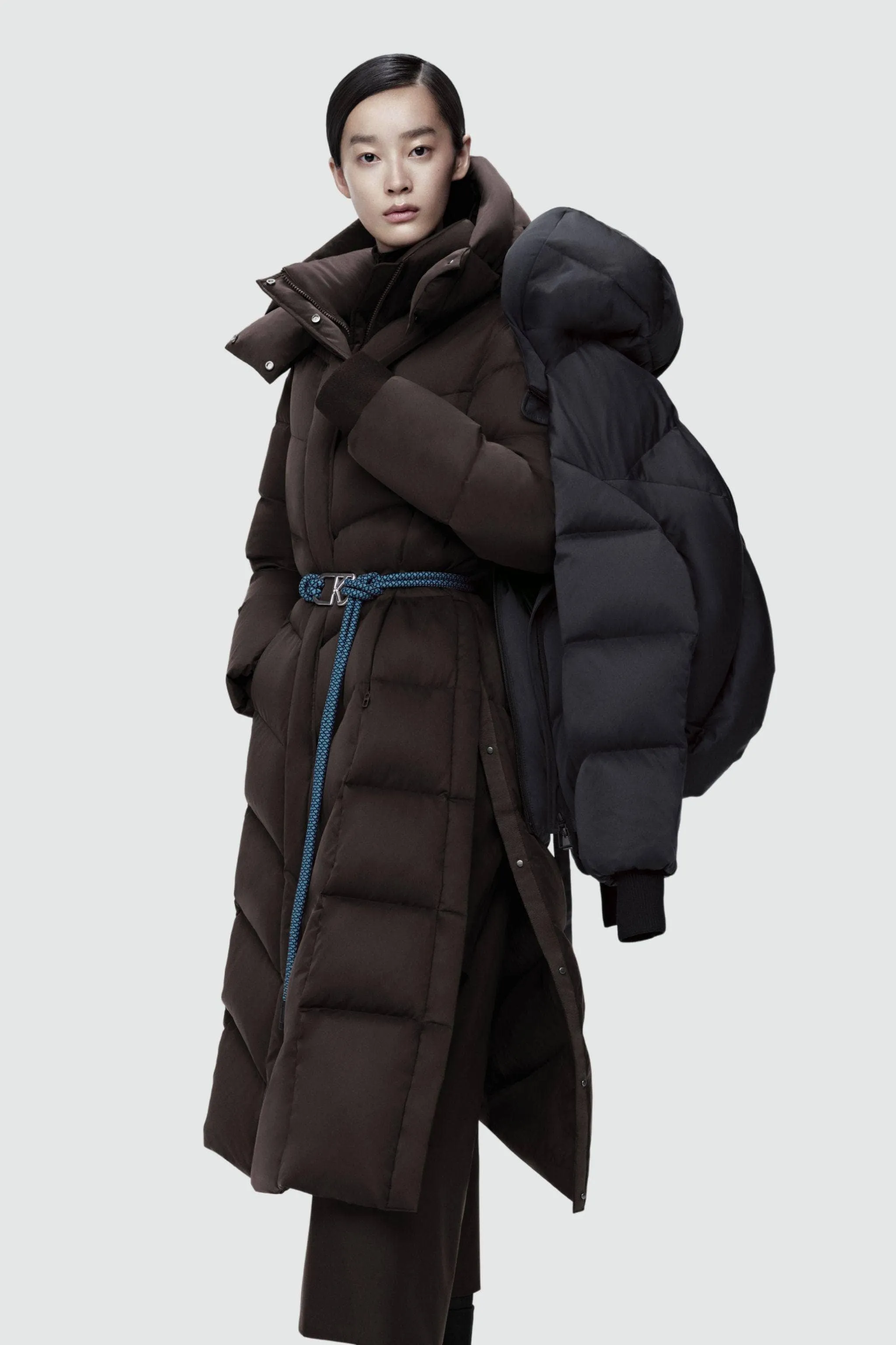 AREAL Women's Full Length Goose Down Jacket With Belt 922-B250244922Y sold by Bosideng product image thumbnail 3