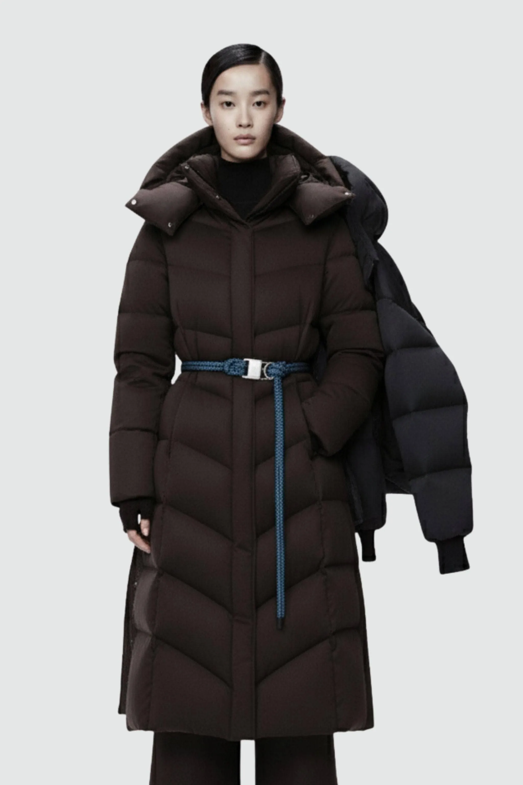 AREAL Women's Full Length Goose Down Jacket With Belt 922-B250244922Y sold by Bosideng product image thumbnail 4
