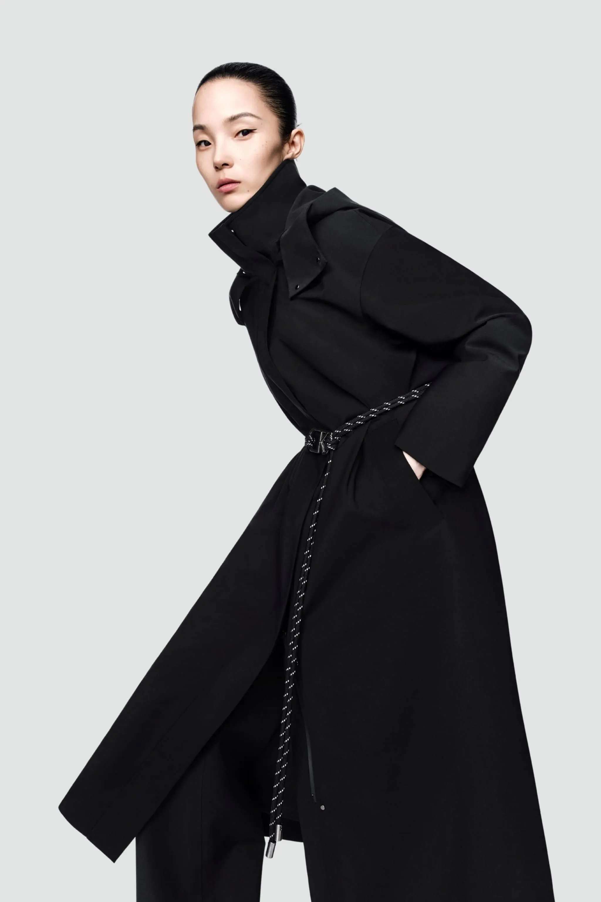 AREAL Women's Long Hooded Goose Down Jacket 918 - B250134918Y sold by Bosideng product image thumbnail 3