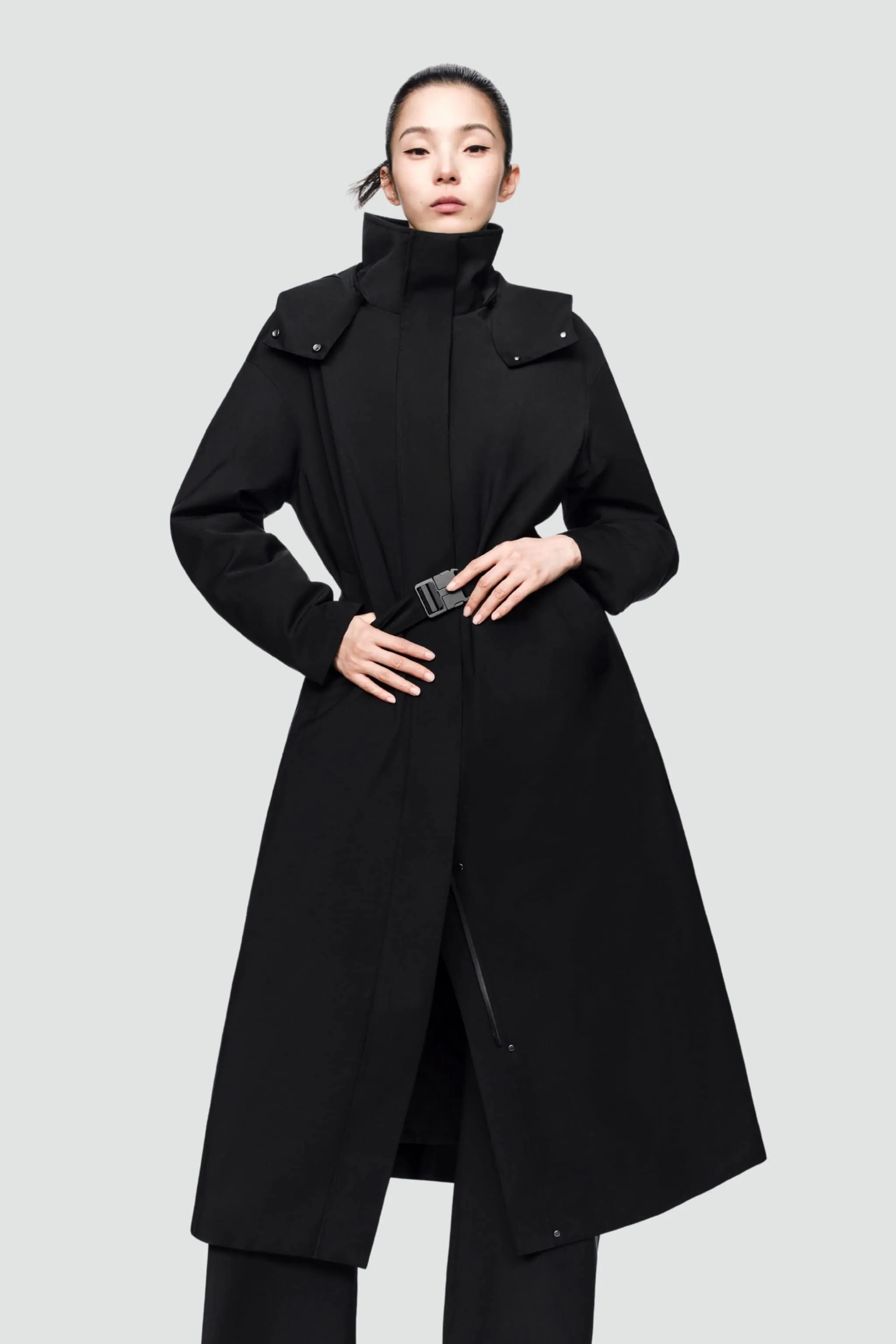 AREAL Women's Long Hooded Goose Down Jacket 918 - B250134918Y sold by Bosideng product image thumbnail 2