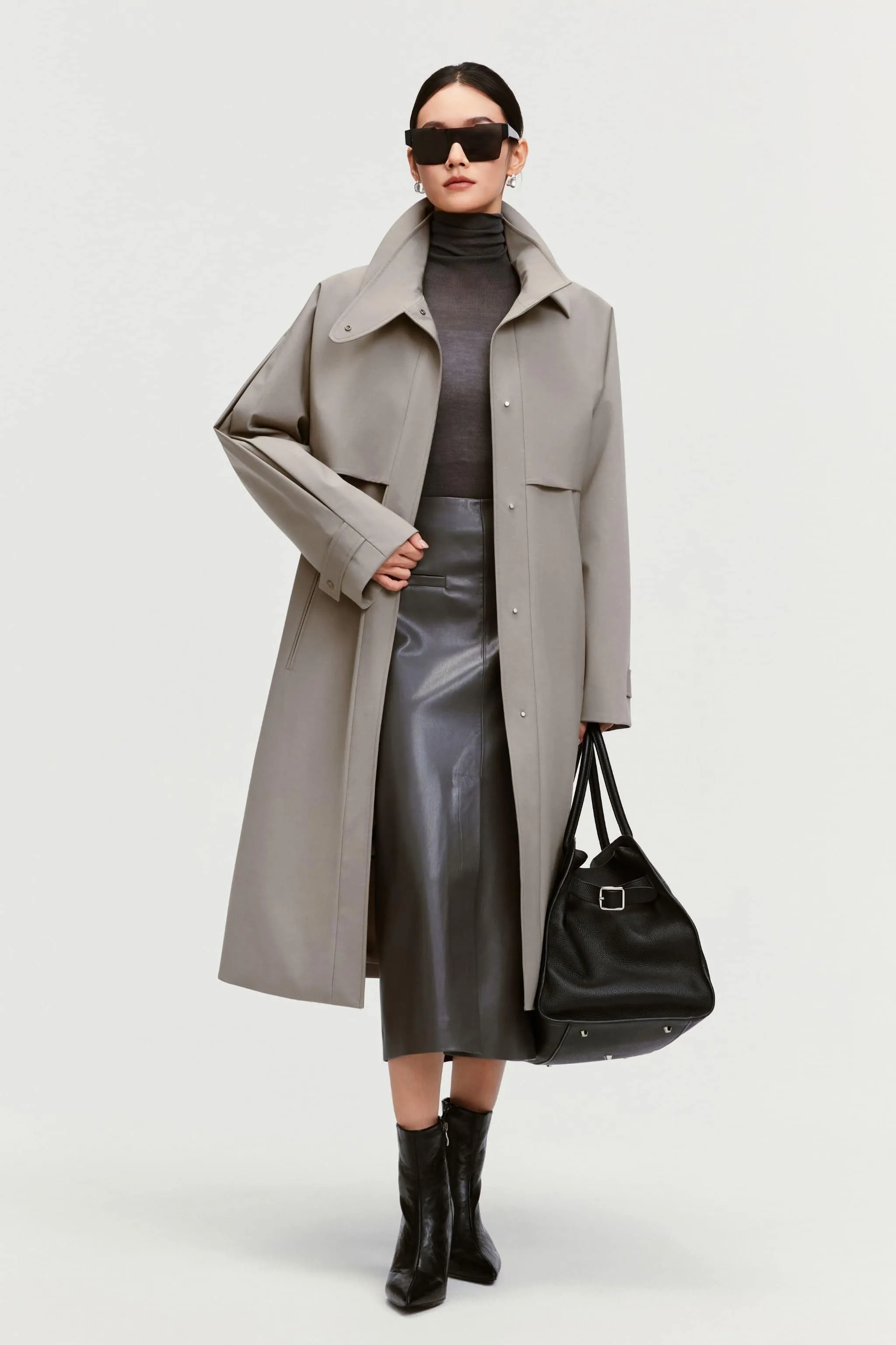 Women's Full Length Goose Down Trench 212 sold by Bosideng product image thumbnail 3