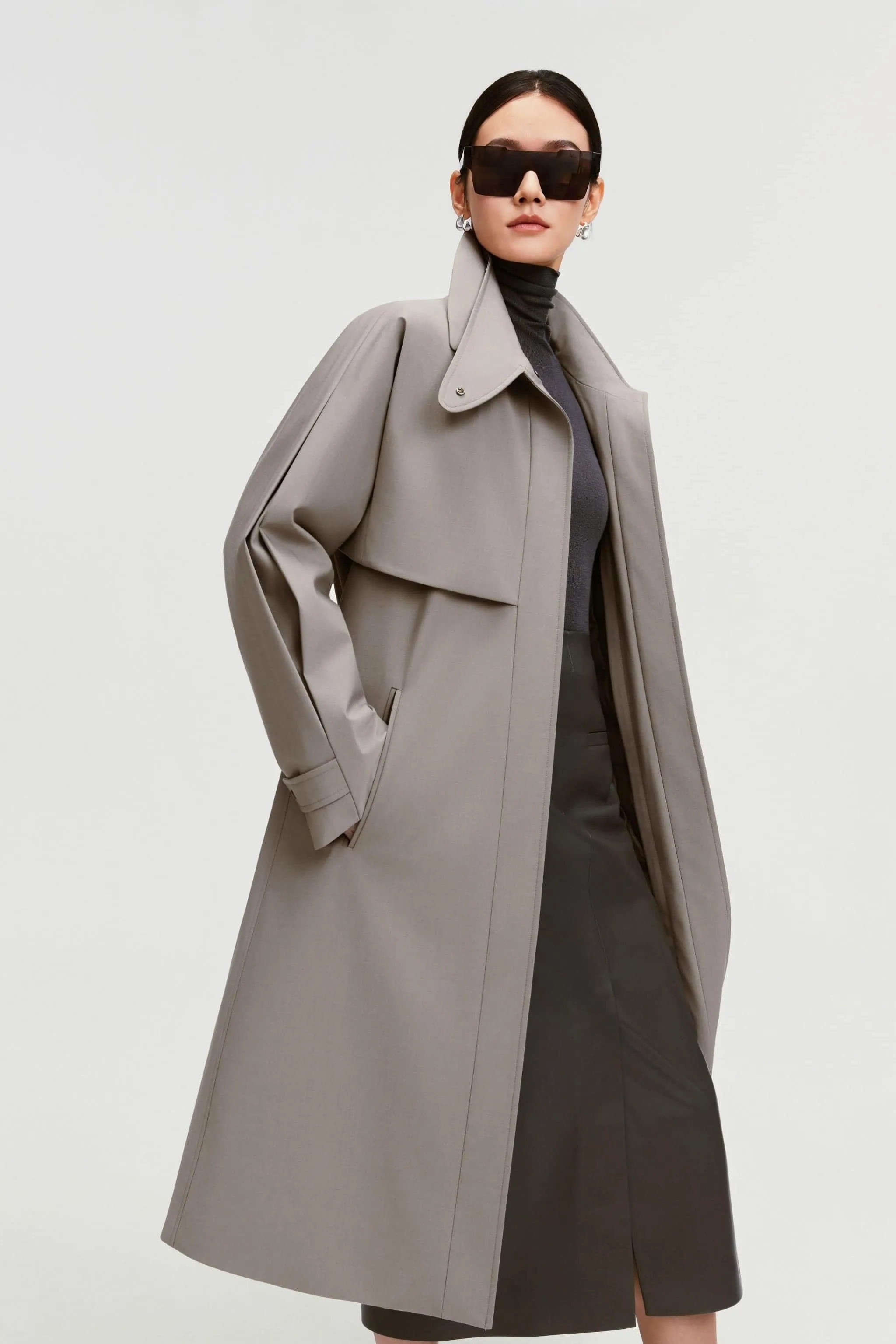 Women's Full Length Goose Down Trench 212 sold by Bosideng product image thumbnail 2