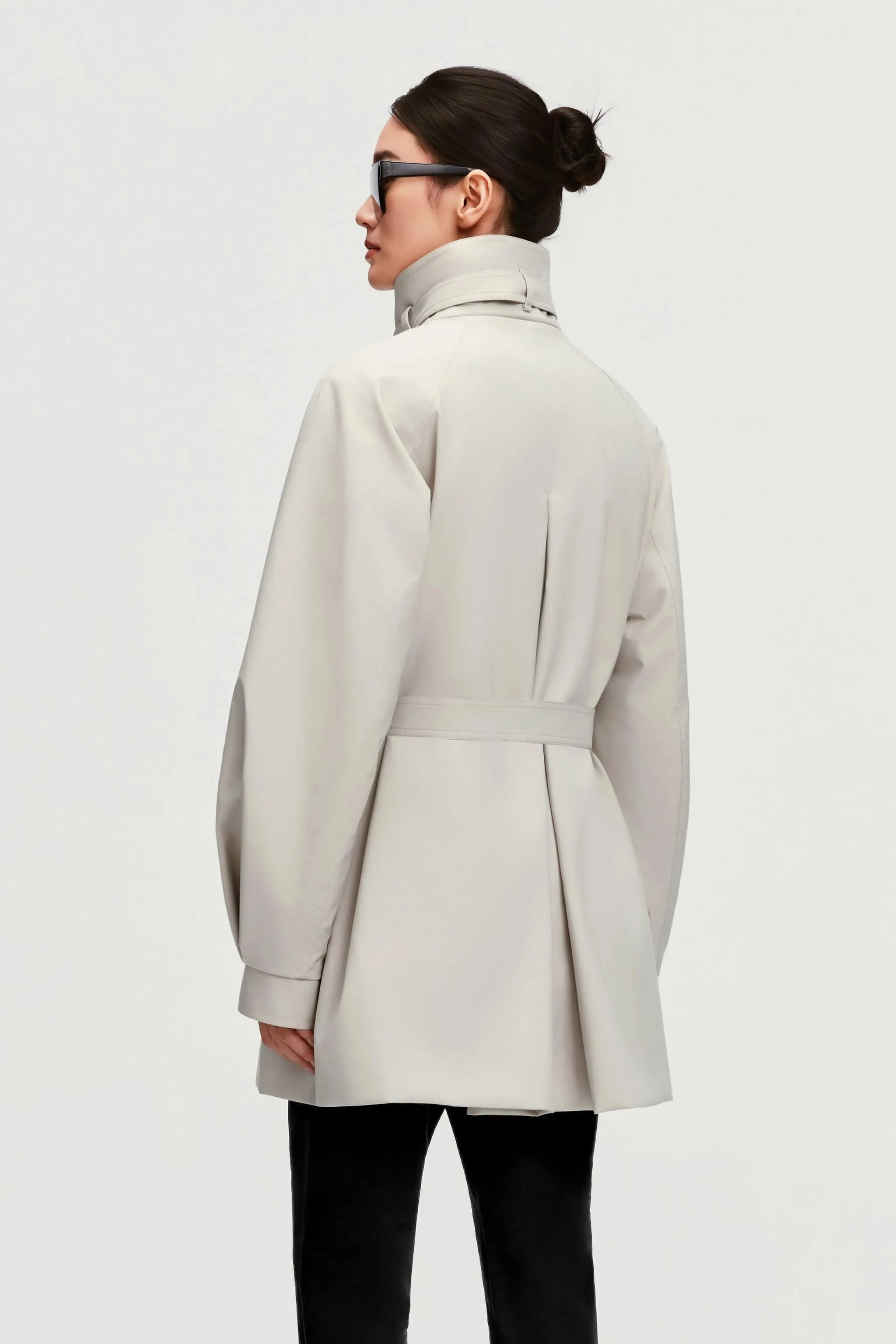 Women's Short Belted Goose Down Trench 202 sold by Bosideng product image thumbnail 3