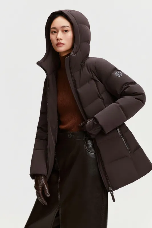 Women's Premium Extreme Short Goose Down Jacket With Belt 722 sold by Bosideng