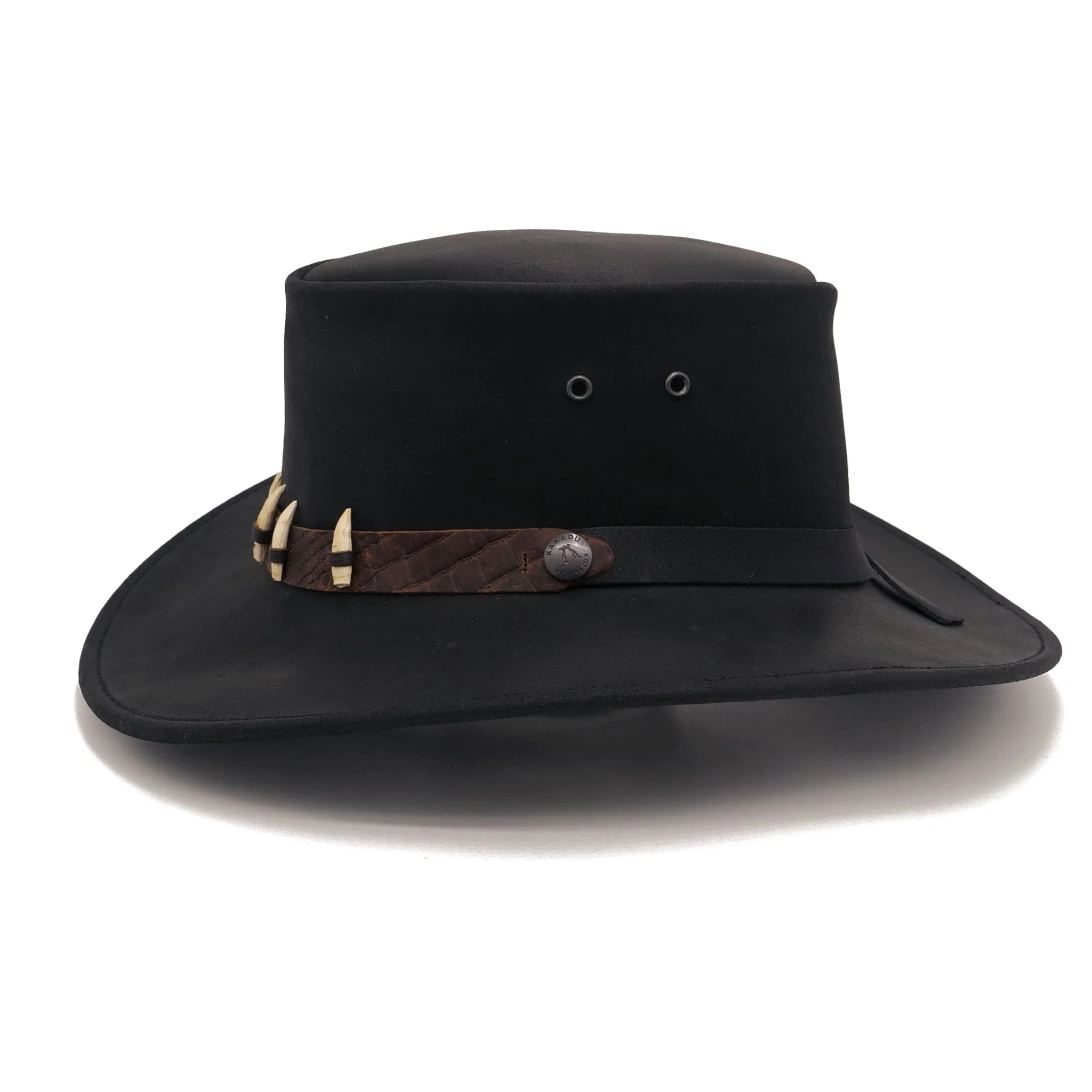 The Croc Leather Hat sold by Kakadu product image thumbnail 4