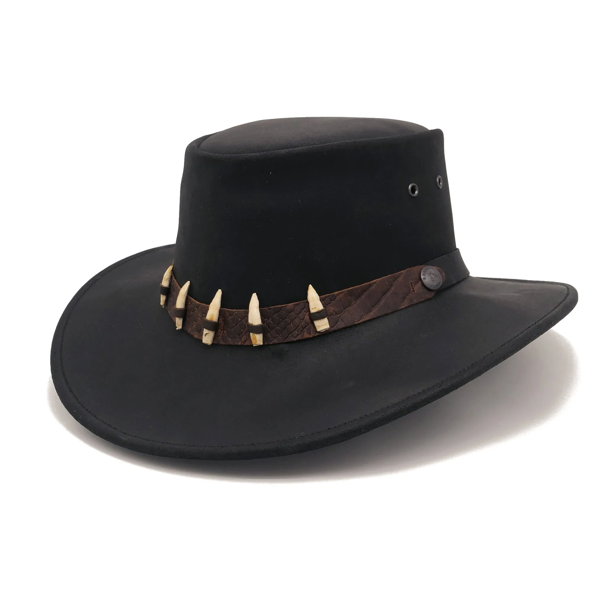 The Croc Leather Hat sold by Kakadu product image thumbnail 3