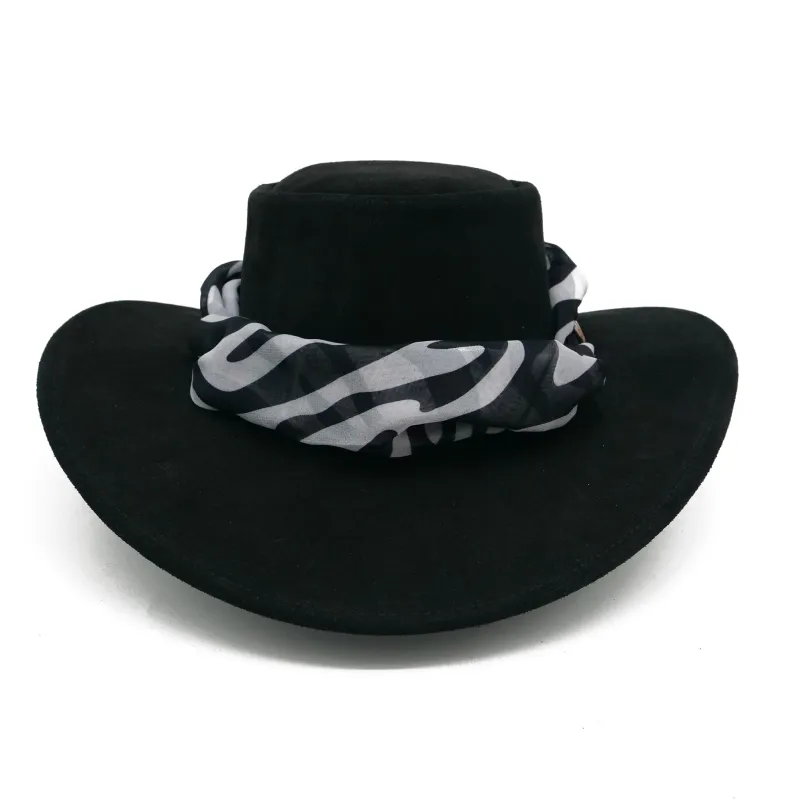 The Alice Suede Hat with Zebra Scarf sold by Kakadu