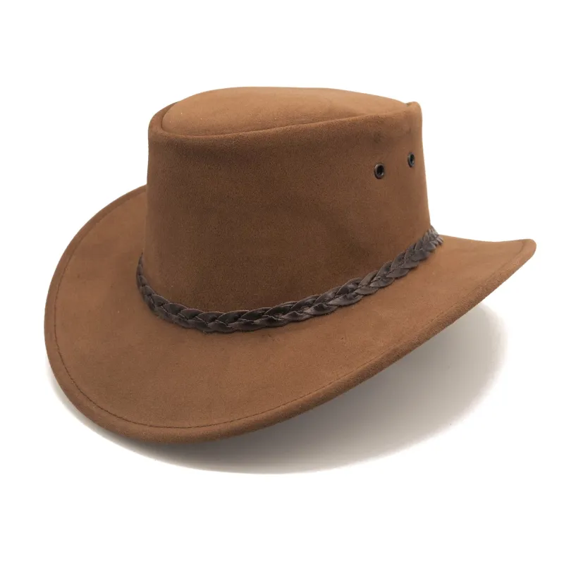 Tennyson Suede Leather Hat sold by Kakadu