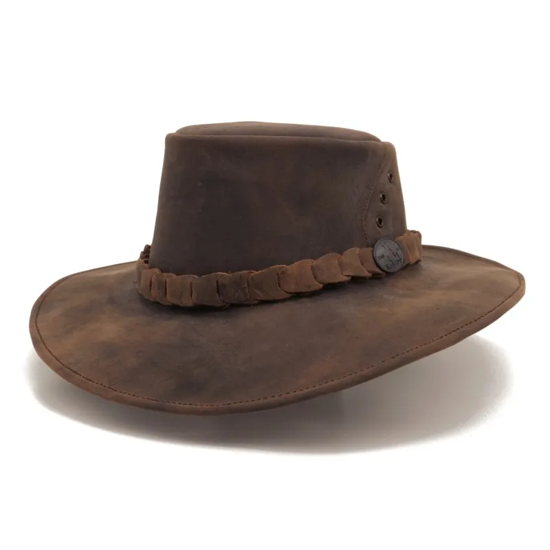 Bruce Shapeable Leather Hat sold by Kakadu