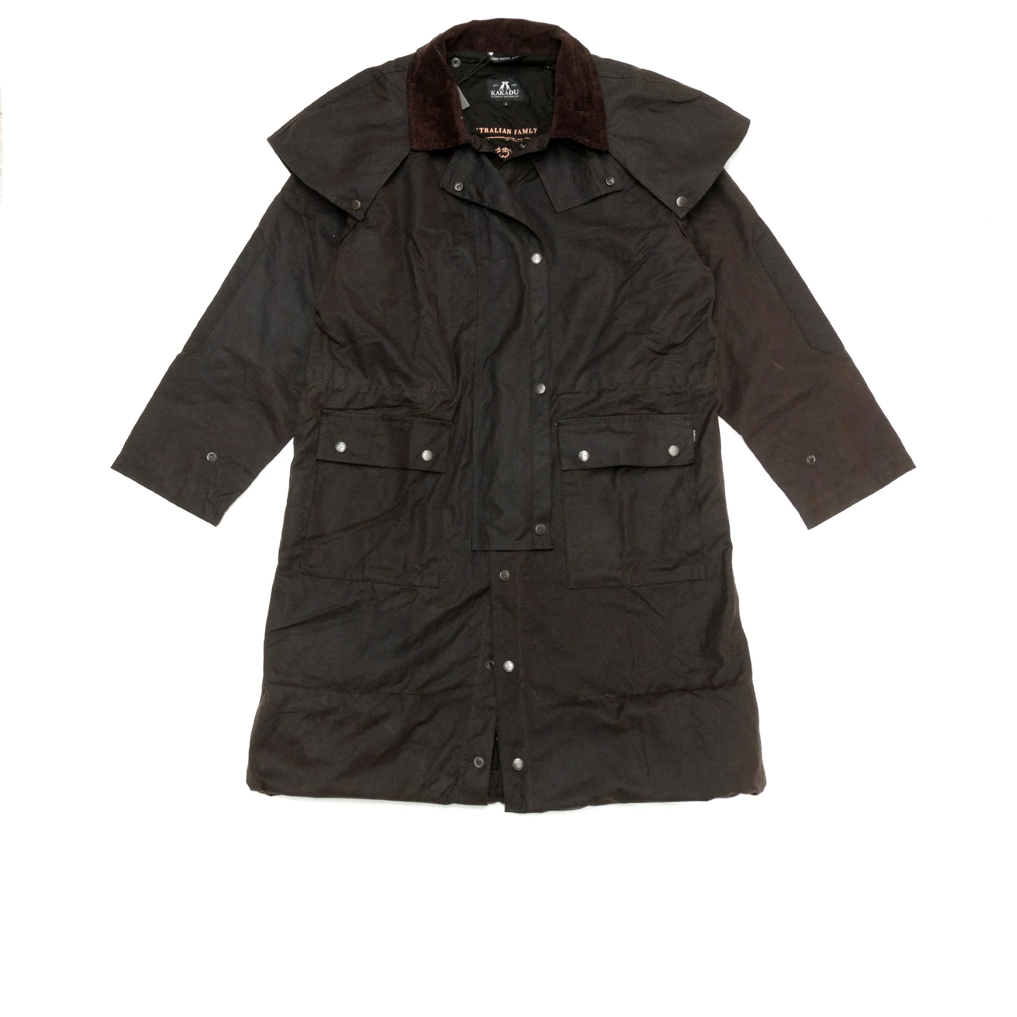 Long Rider 3-In-1 Drovers Coat in Black sold by Kakadu product image thumbnail 5